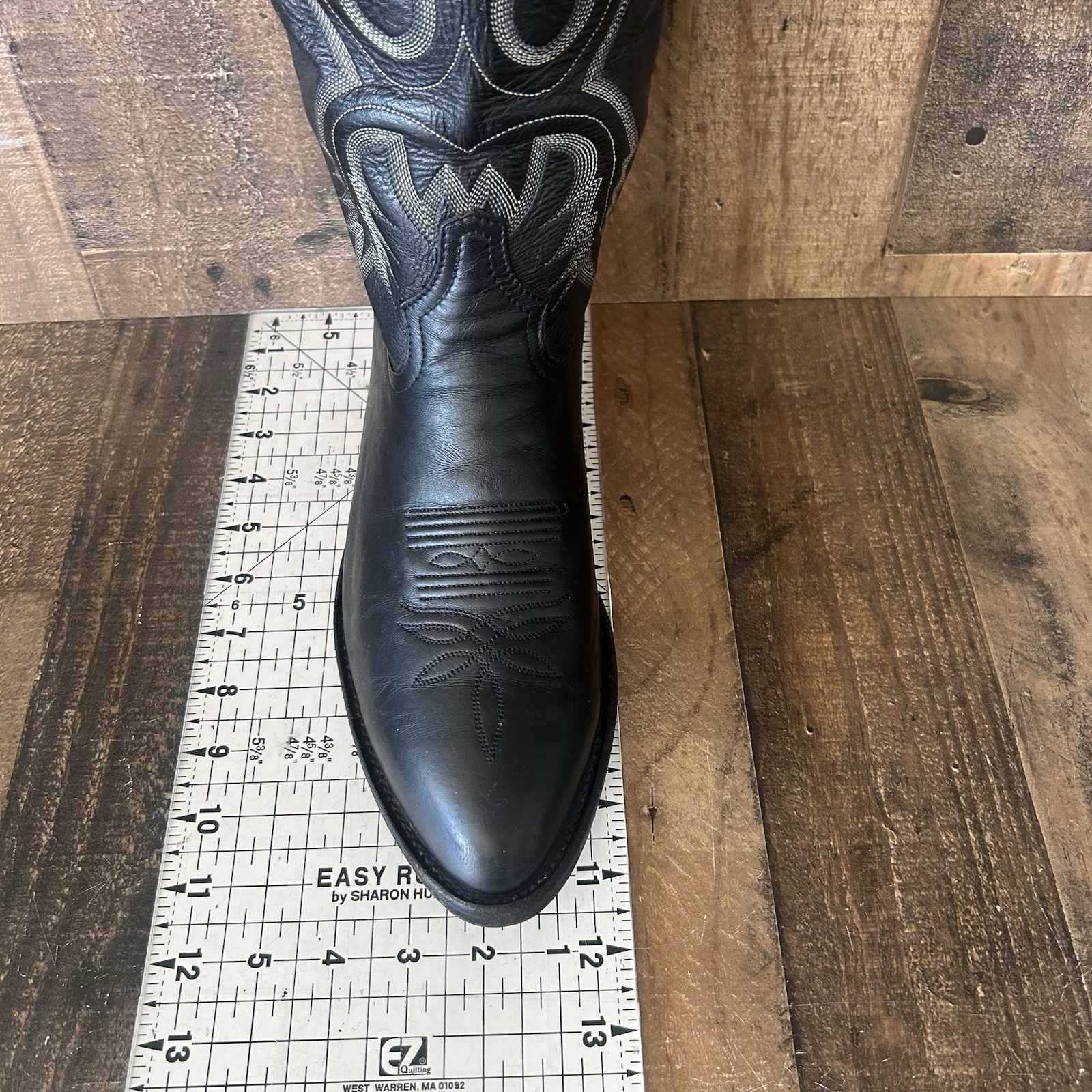 Tony Lama Tony Lama CZ4000 Vintage Black Cowboy Boots Mens 10.5 D Size US 10.5 / EU 43-44 - 7 Thumbnail