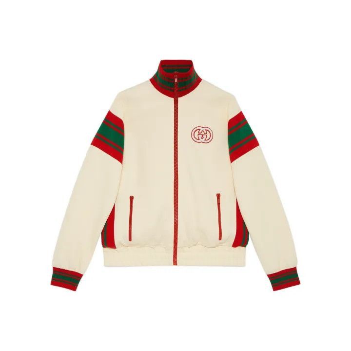 Gucci Gucci SS23 Knit Zip-Up Jacket in Ivory-2507 Size L / US 10 / IT 46 - 7 Thumbnail