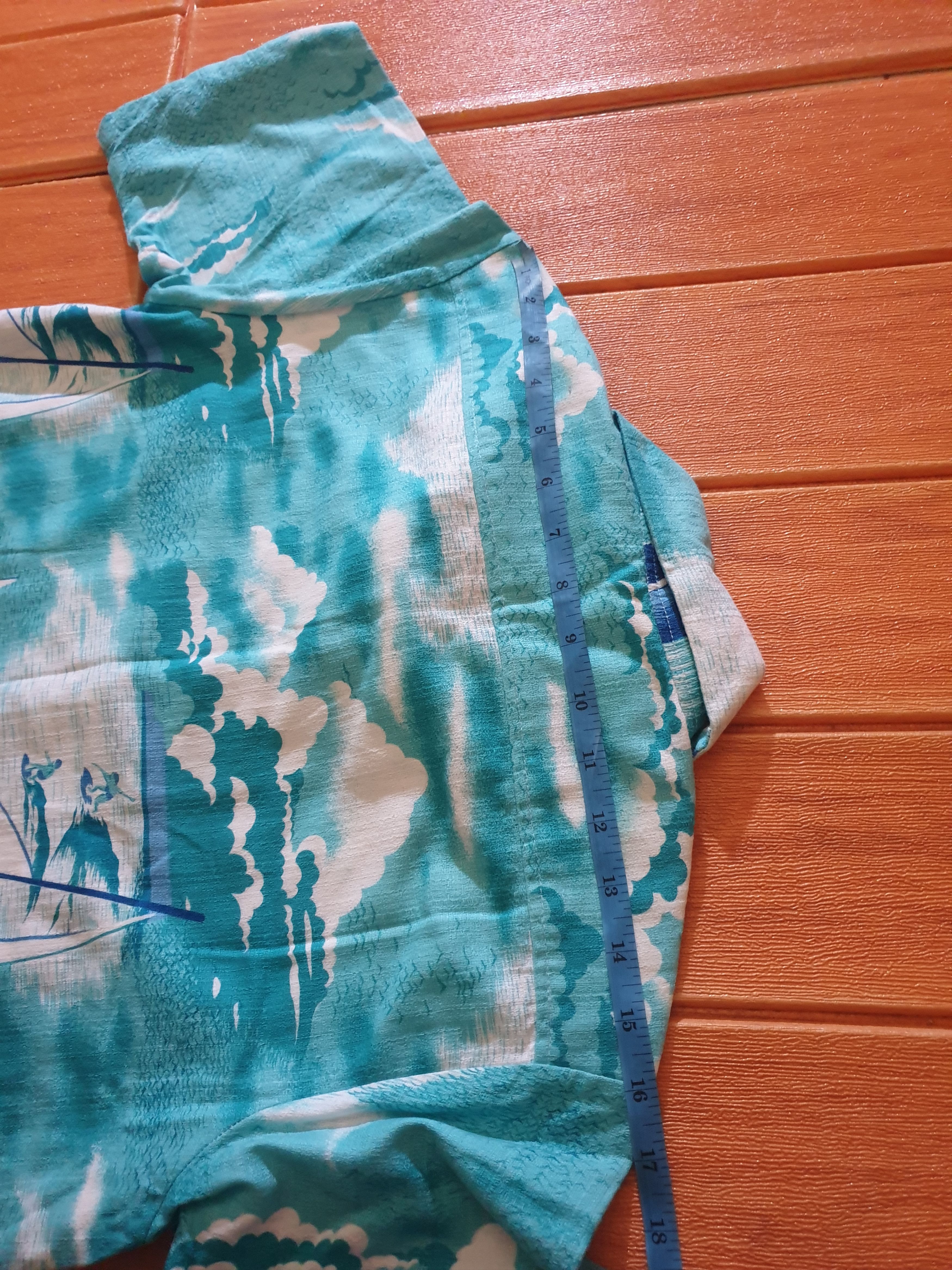 Japanese Brand 💥Sian Colour Button ups Hawaiian shirt Size US M / EU 48-50 / 2 - 9 Thumbnail