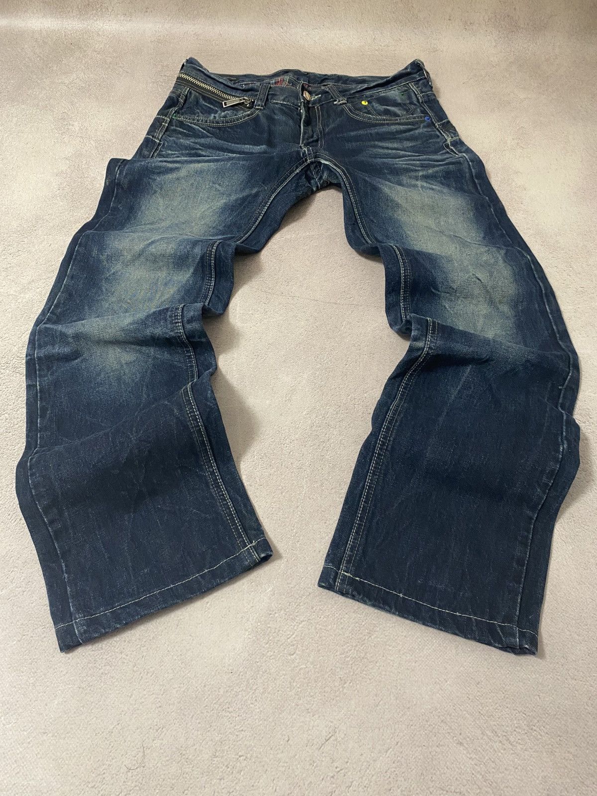 Japanese Brand × Vintage Avant Garde pants If Six Was Nine style y2k jeans Size US 32 / EU 48 - 1 Thumbnail