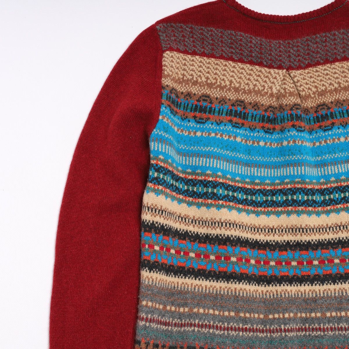 Other Eribe Scotland Wool Long Sweater Fair Isle Printed Striped Size M / US 6-8 / IT 42-44 - 12 Thumbnail