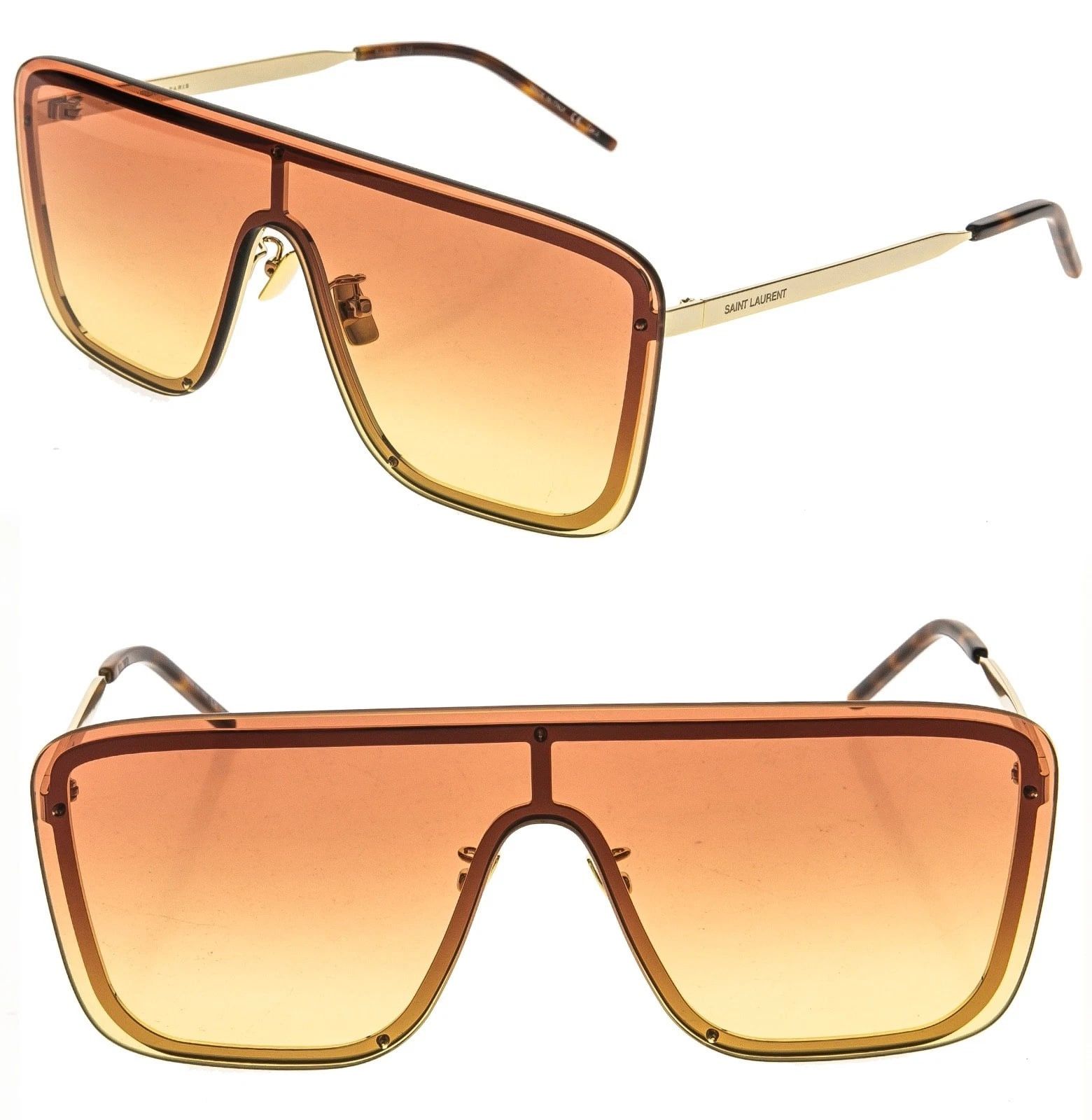 Yves Saint Laurent SAINT LAURENT 364 MASK YSL SL364 008 Unisex Sunglasses Size ONE SIZE - 1 Thumbnail