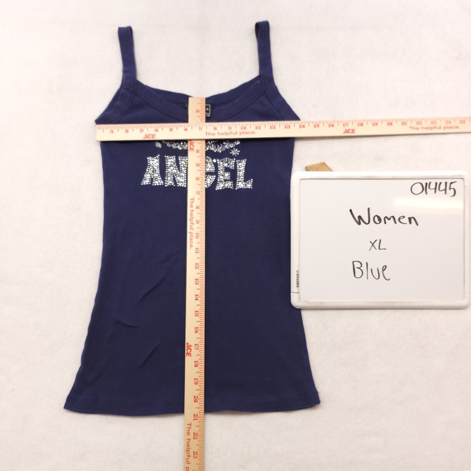 Arizona Jean Co. Arizona Angel Tank Top Shirt Womens Size Extra Large XL Blue Size XL / US 12-14 / IT 48-50 - 5 Thumbnail