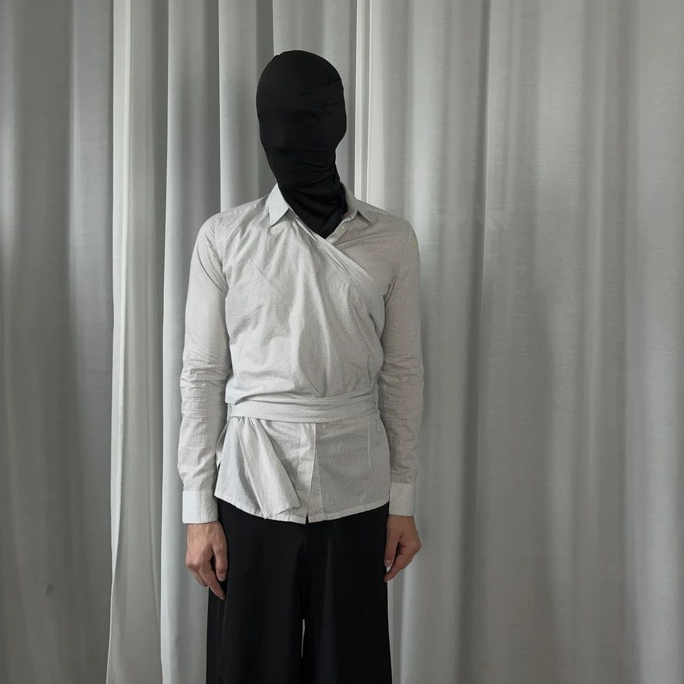Kris Van Assche Kris Van Assche Asymmetric Wrap Layer Scarf Shirt Size US S / EU 44-46 / 1 - 2 Thumbnail