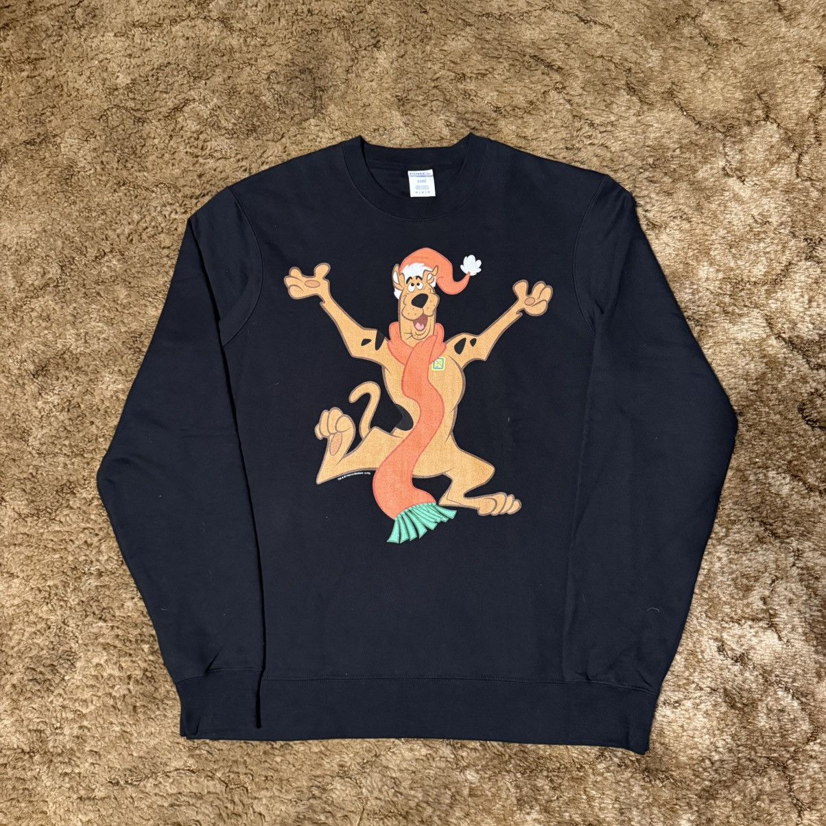 Vintage Scooby Doo Chirstmas Crewneck Sweatshirt Black Medium Size US M / EU 48-50 / 2 - 1 Thumbnail