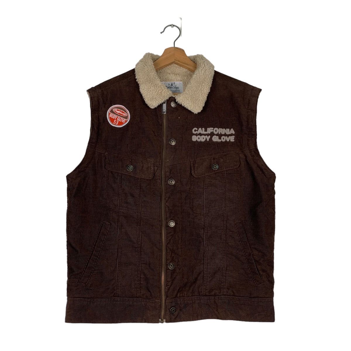 Body Glove Body Glove Surf Style Sherpa Corduroy Vest #0842-C38 Size US L / EU 52-54 / 3 - 3 Thumbnail