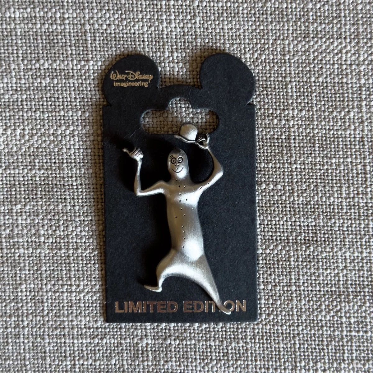 Disney Haunted Mansion Hitchhiking Ghosts Series Silver Ezra Size ONE SIZE - 1 Thumbnail