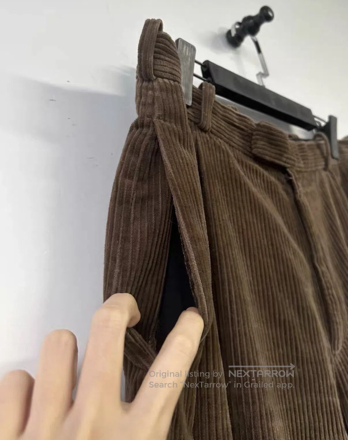 Raf Simons Brown Wide. Size US 32 / EU 48 - 3 Thumbnail