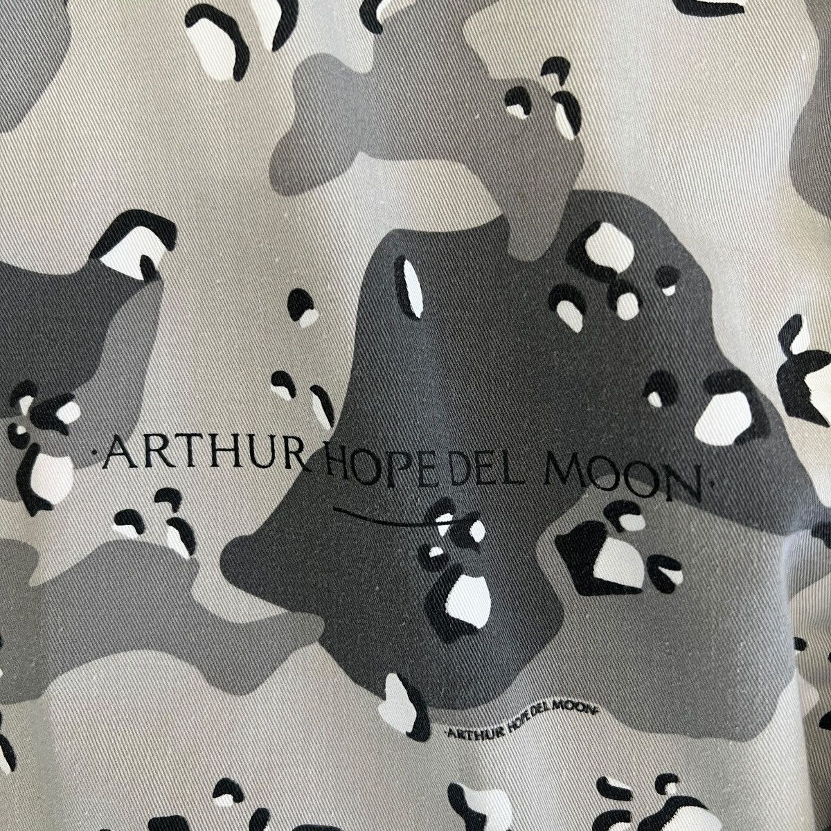 Number (N)ine ARTHUR HOPE DEL MOON × FOSTEX White Camo MA-1 Bomber Jacket Size US XL / EU 56 / 4 - 3 Thumbnail