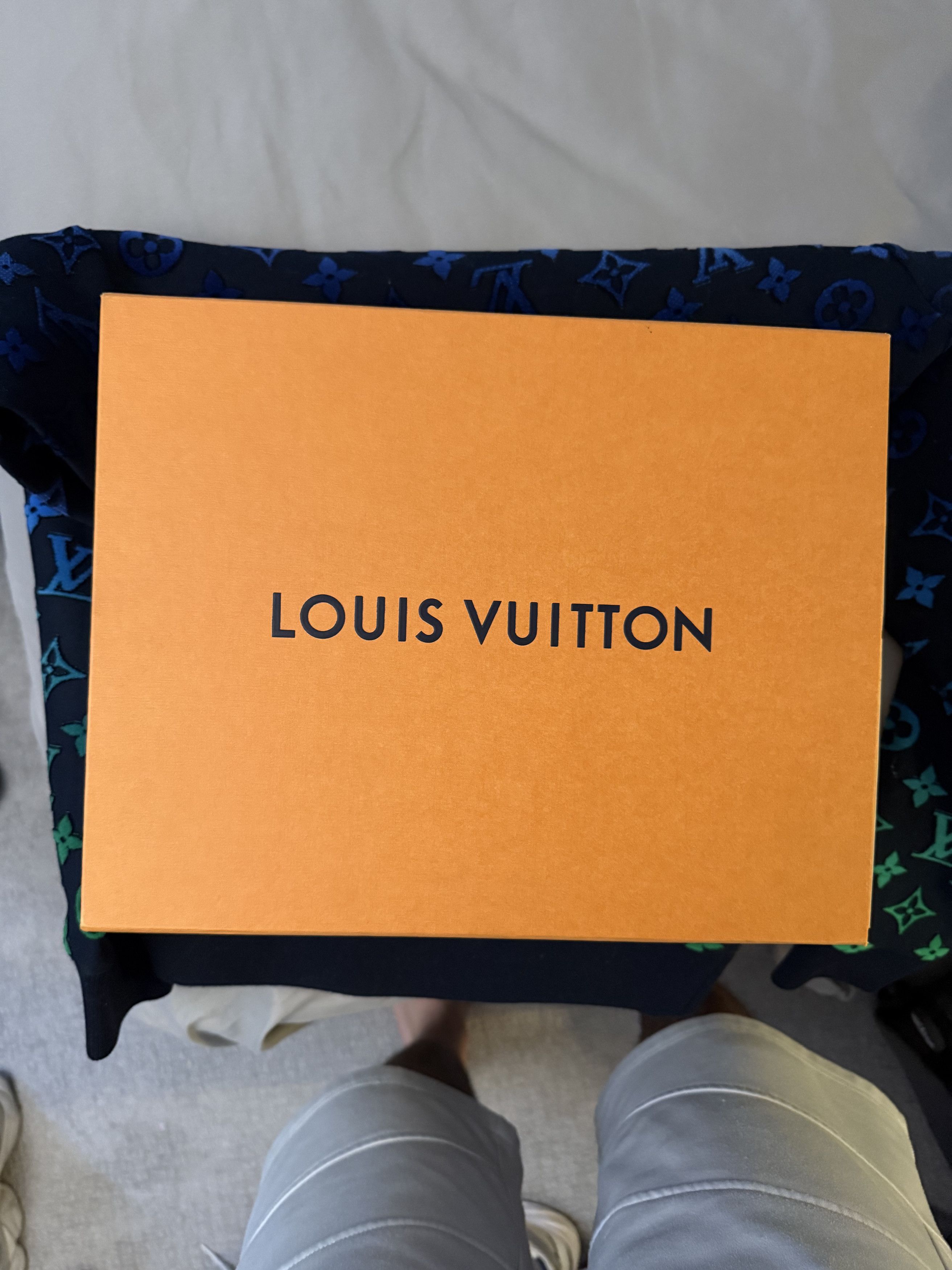 Louis Vuitton Louis Vuitton Blue & Green Gradient Monogram Sweater Size US S / EU 44-46 / 1 - 6 Thumbnail