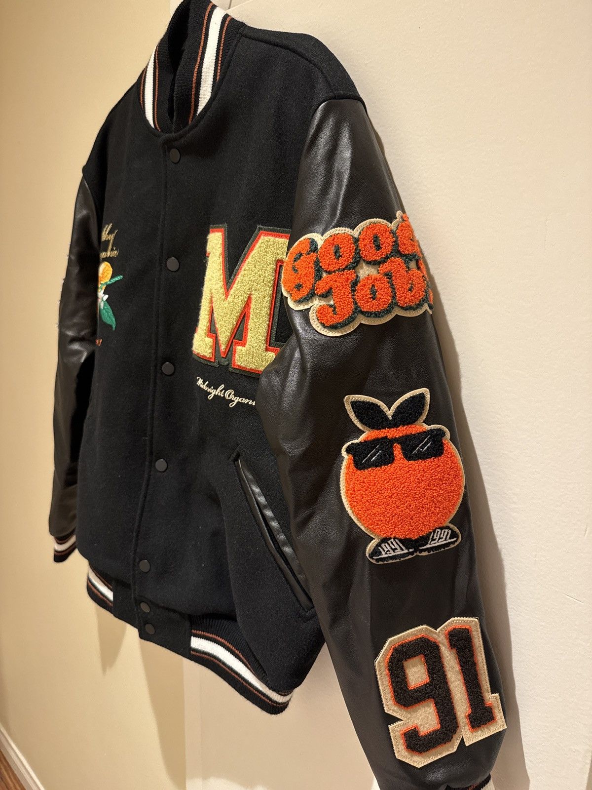 Midnight Organic Midnight Organic Varsity Jacket Size US S / EU 44-46 / 1 - 2 Thumbnail