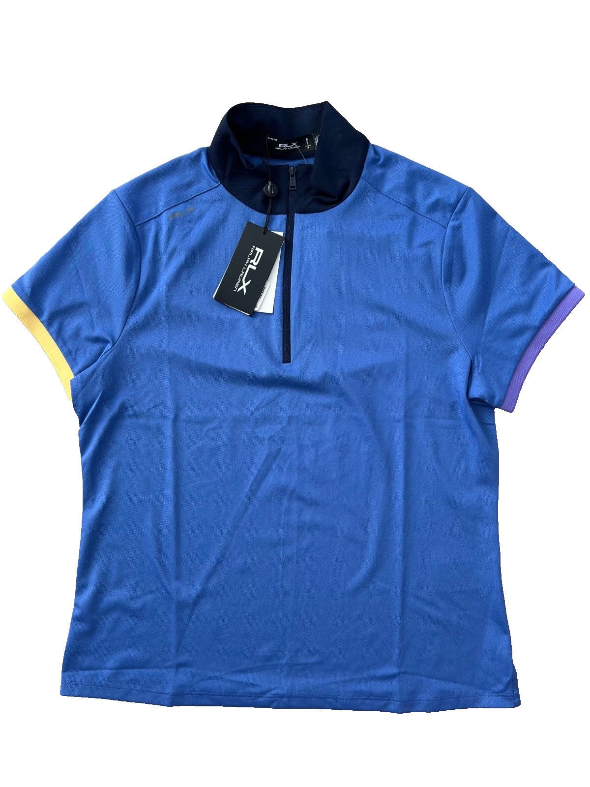 Polo Ralph Lauren Ralph Lauren RLX Air Tech Pique 1/4 ZIP Golf Top Blue ( M ) Size M / US 6-8 / IT 42-44 - 4 Thumbnail