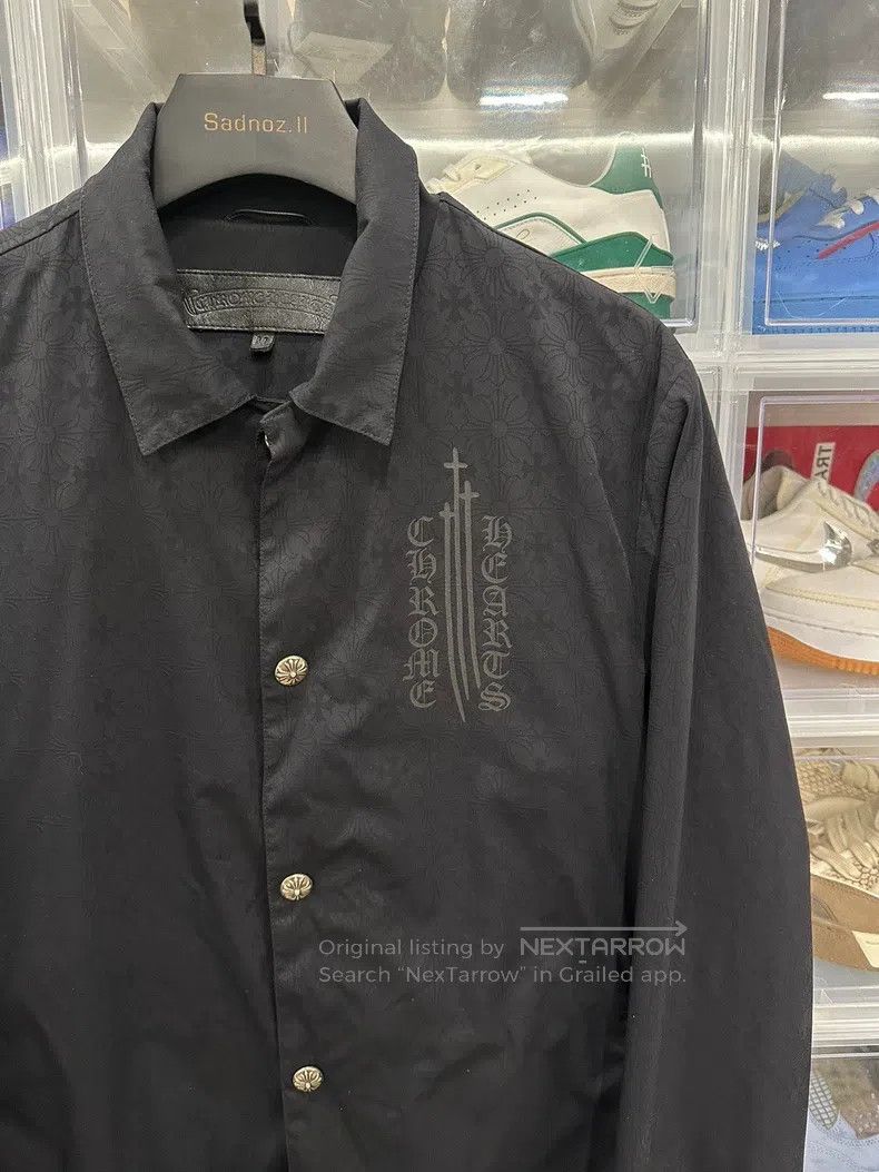 Chrome Hearts CHROME HEARTS Size M Black dark coach jacket Size US M / EU 48-50 / 2 - 2 Thumbnail