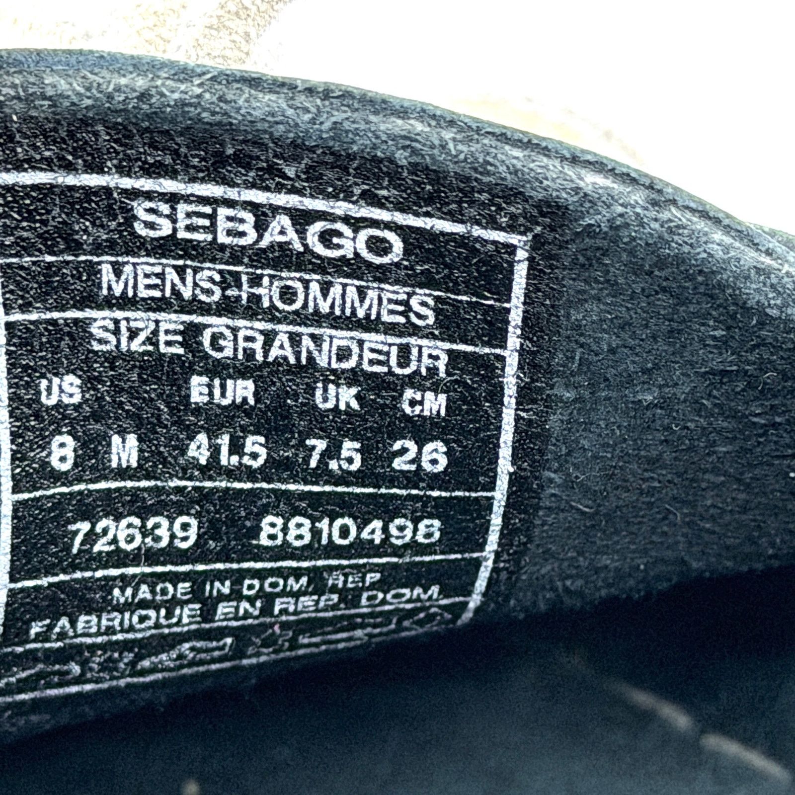 Sebago Sebago Navy Blue Genuine Leather Docksides Boat Shoes Size US 8 / EU 41 - 9 Thumbnail