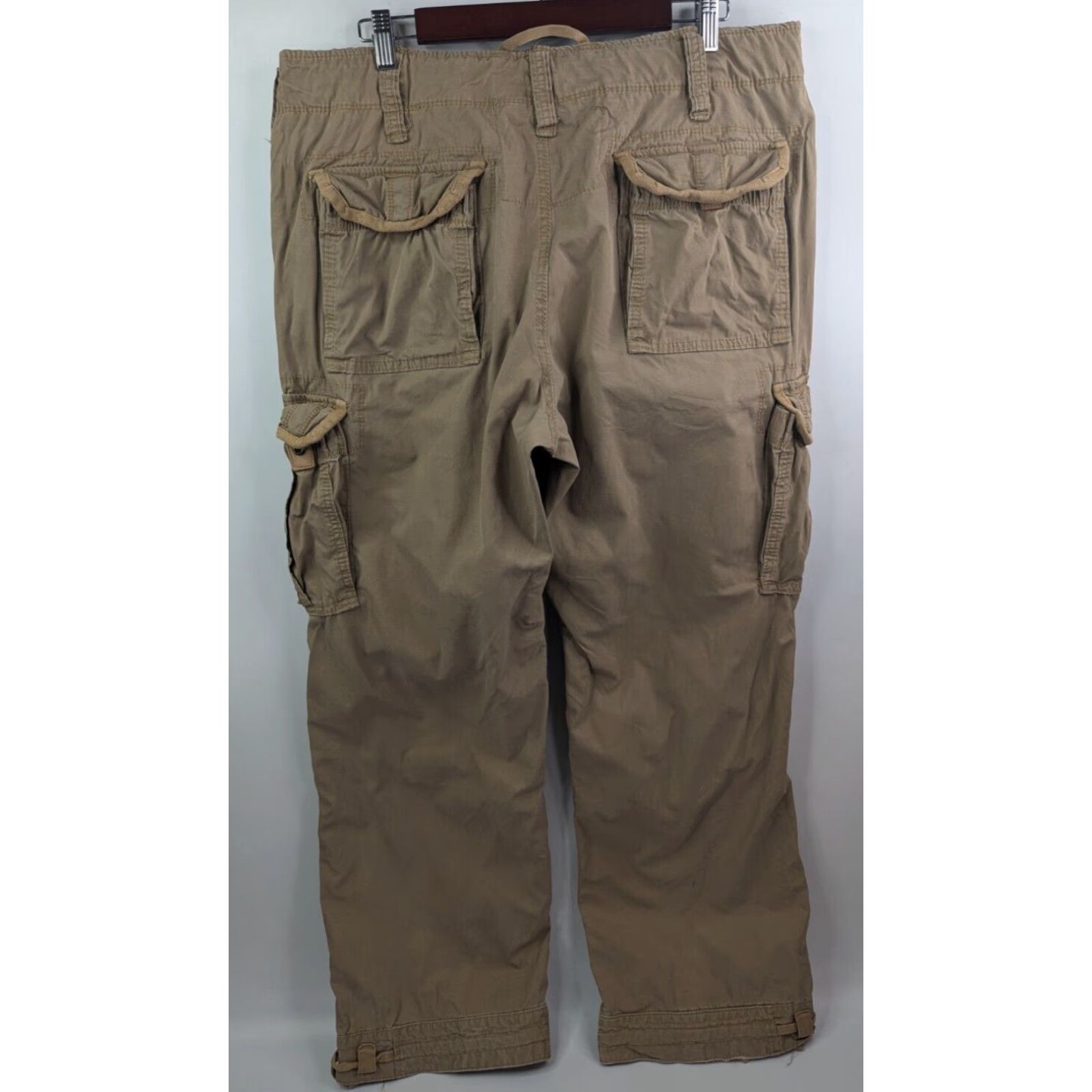 Vintage VINTAGE Surplus Tex Raw Mens XL Pants Trousers Cargo Combat Beiges Coyote 31in Inseam Ladies? Wait no gender: Mens. Size US 36 / EU 52 - 7 Thumbnail