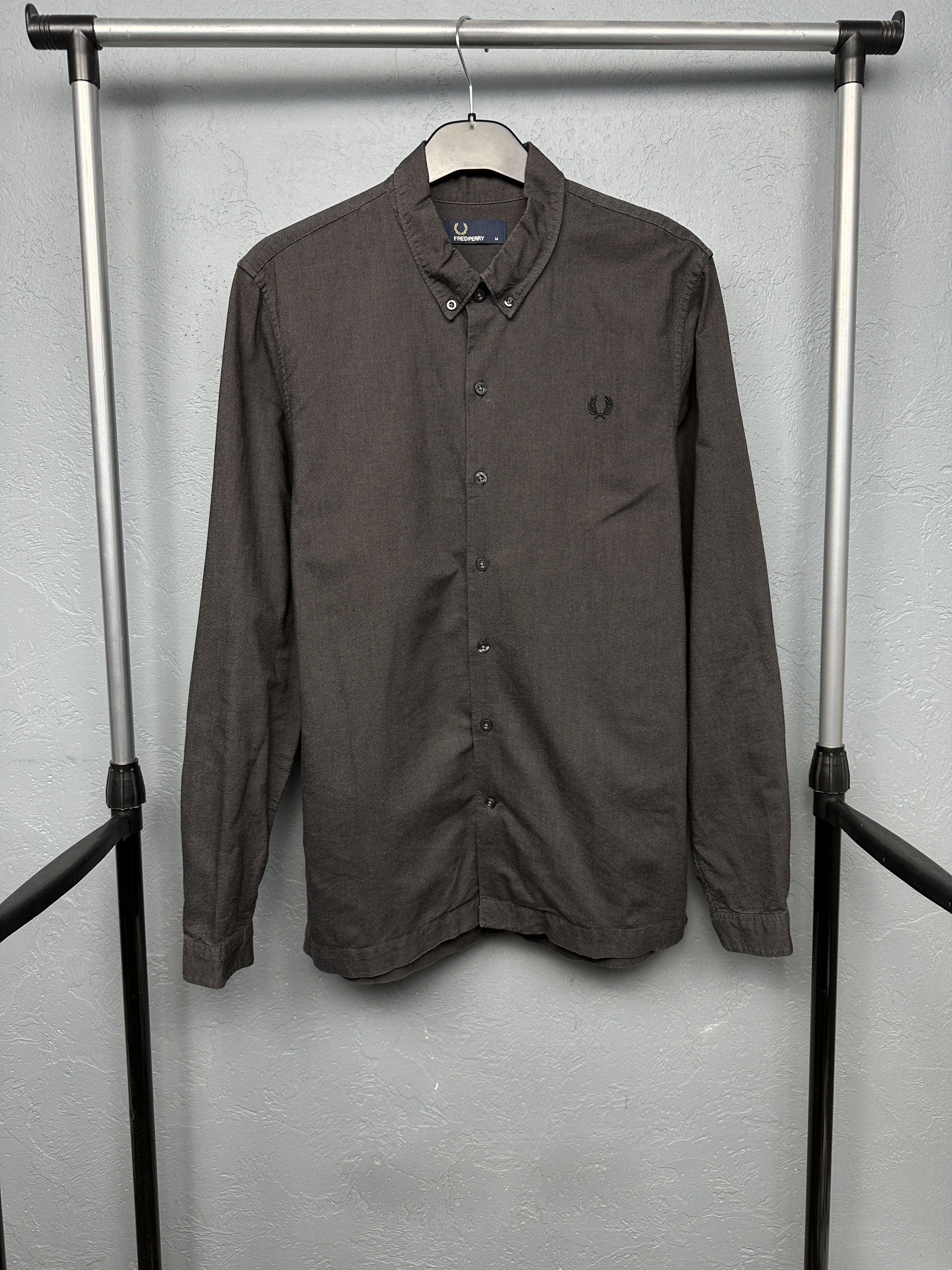 Fred Perry Fred Perry Mens Long Sleeve Shirt Size US M / EU 48-50 / 2 - 1 Thumbnail