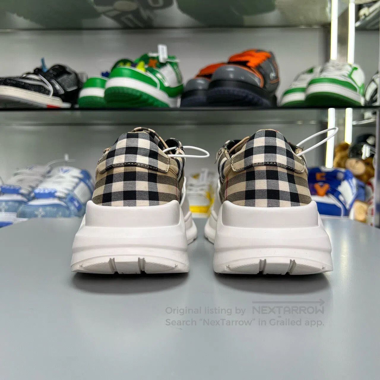 Burberry Burberry Grid-patterned dad shoes Size US 6.5 / IT 36.5 - 5 Thumbnail