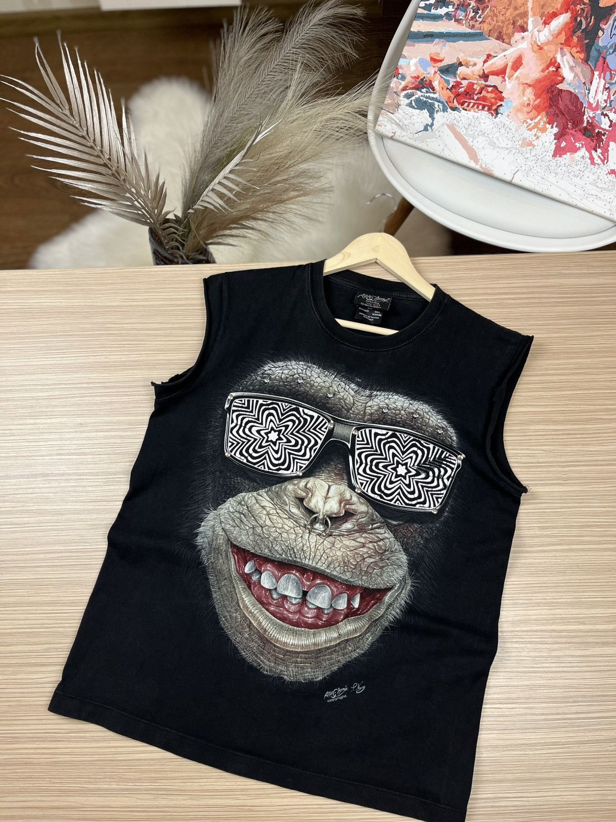 Band Tees × Japanese Brand Monkey tank top movie sleeveles Size US M / EU 48-50 / 2 - 1 Thumbnail