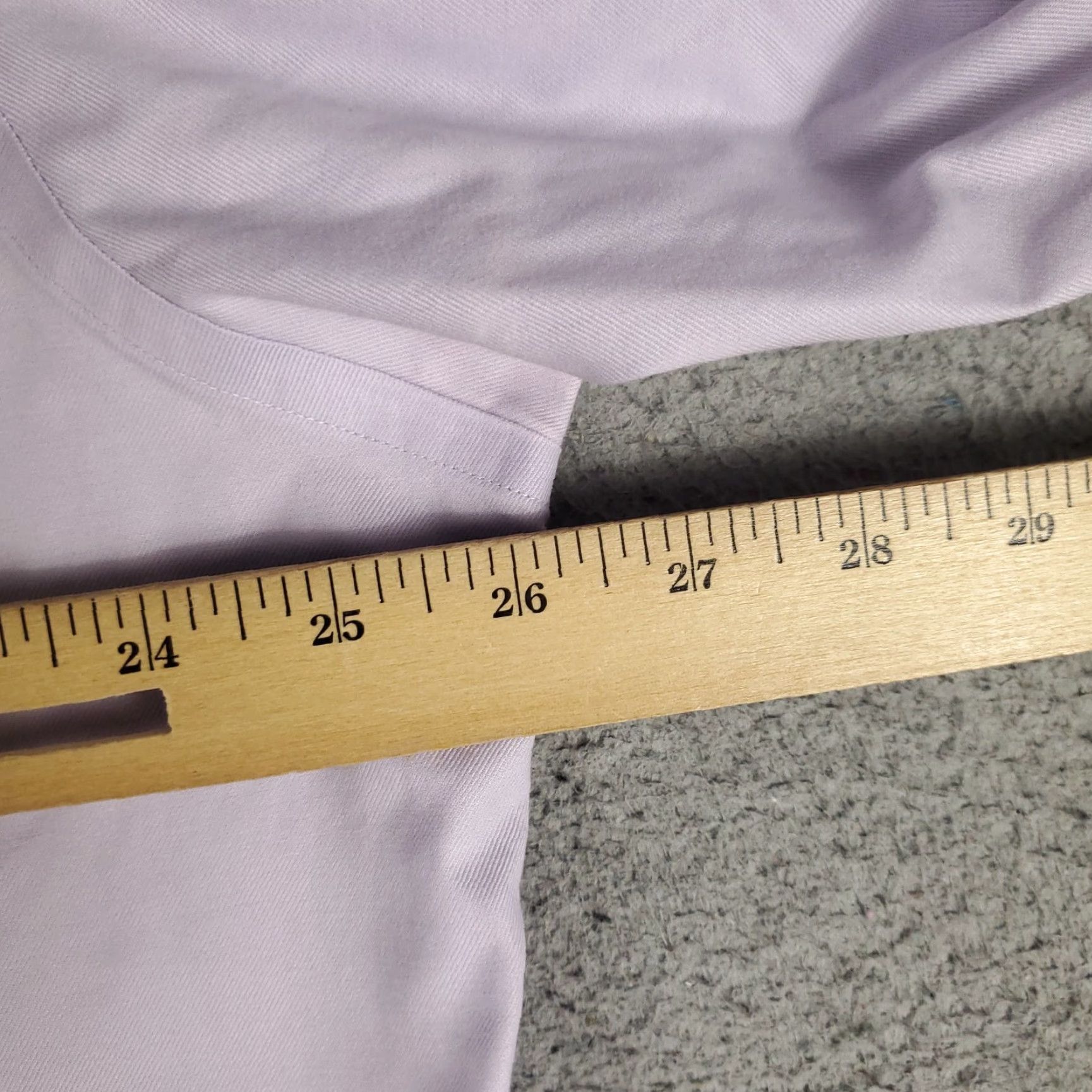 Brooks Brothers Brooks Brothers Shirt Mens 16.5 Purple Dress Shirt Traditional Button Up Long Sleeve Size 42R - 6 Thumbnail