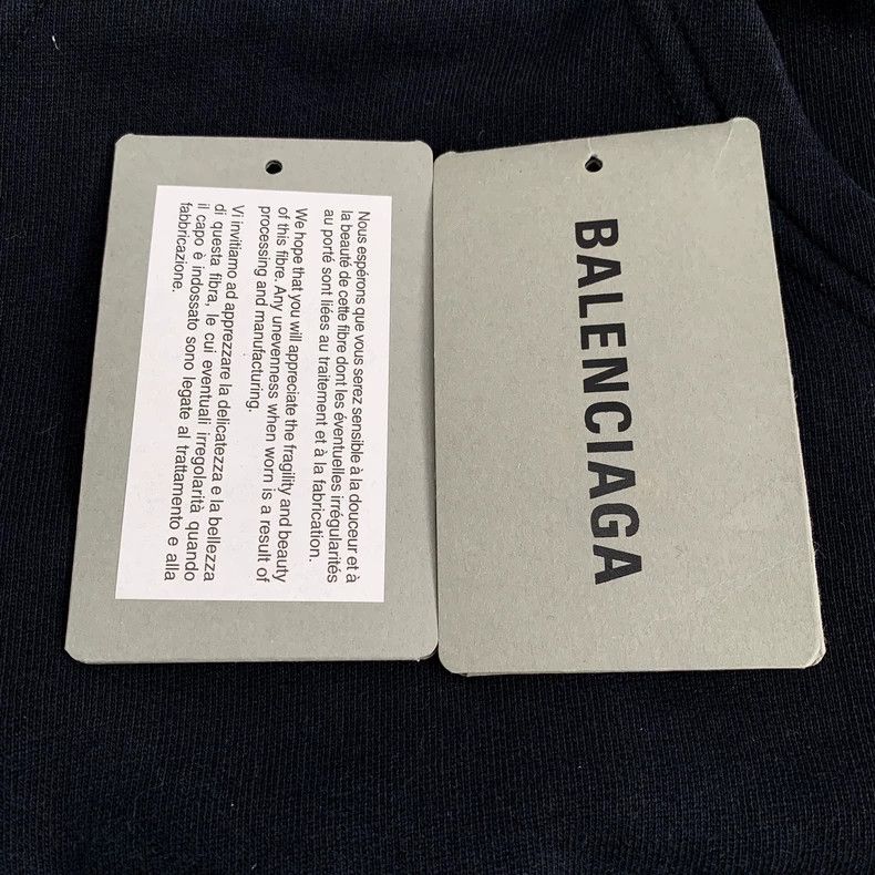 Balenciaga Balenciaga size 10 Black monogrammed embroidered cotton ho Size US XS / EU 42 / 0 - 8 Thumbnail