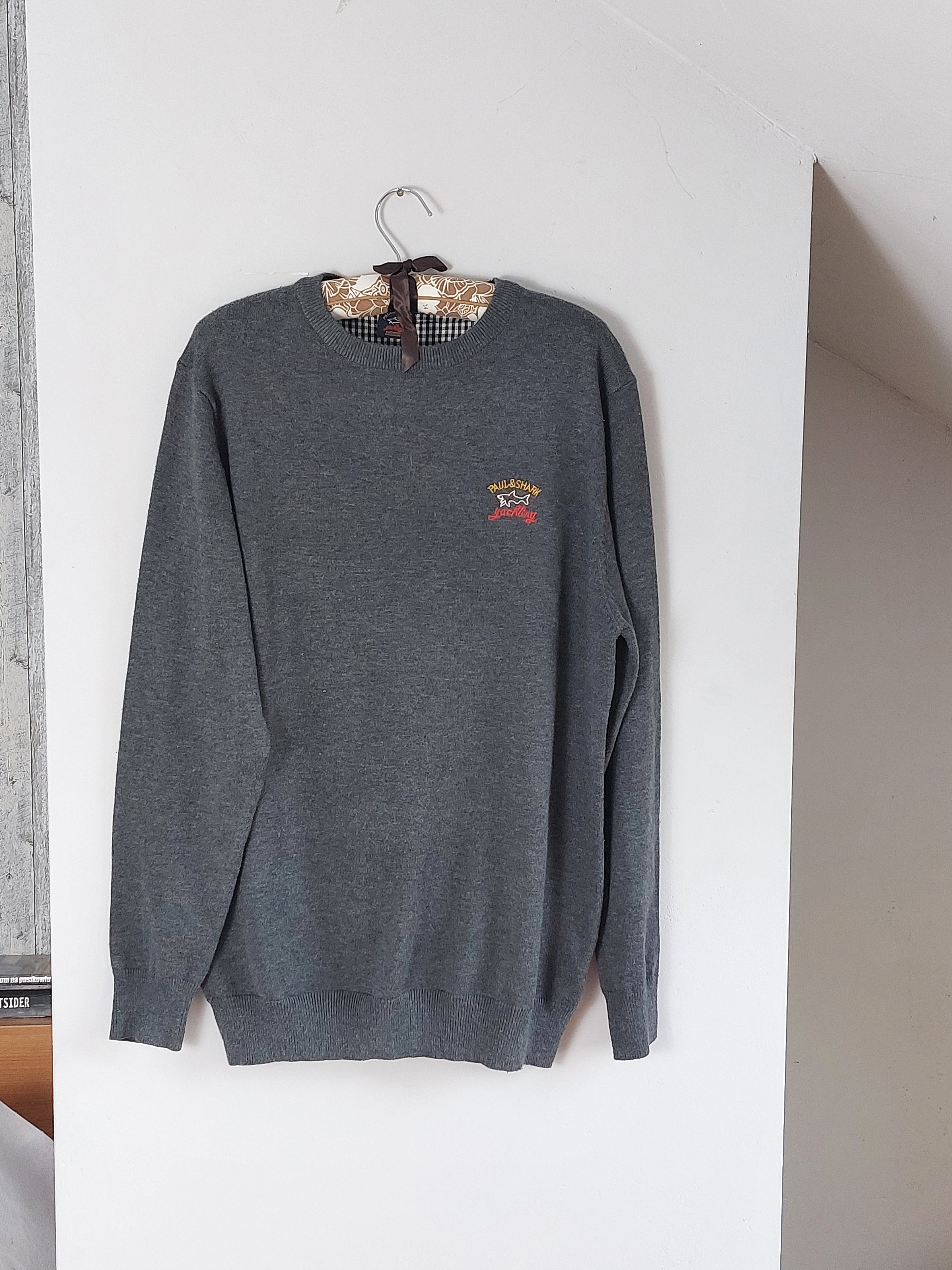 Paul & Shark PAUL&SHARK cashmere grey sweater Size US XXL / EU 58 / 5 - 1 Thumbnail