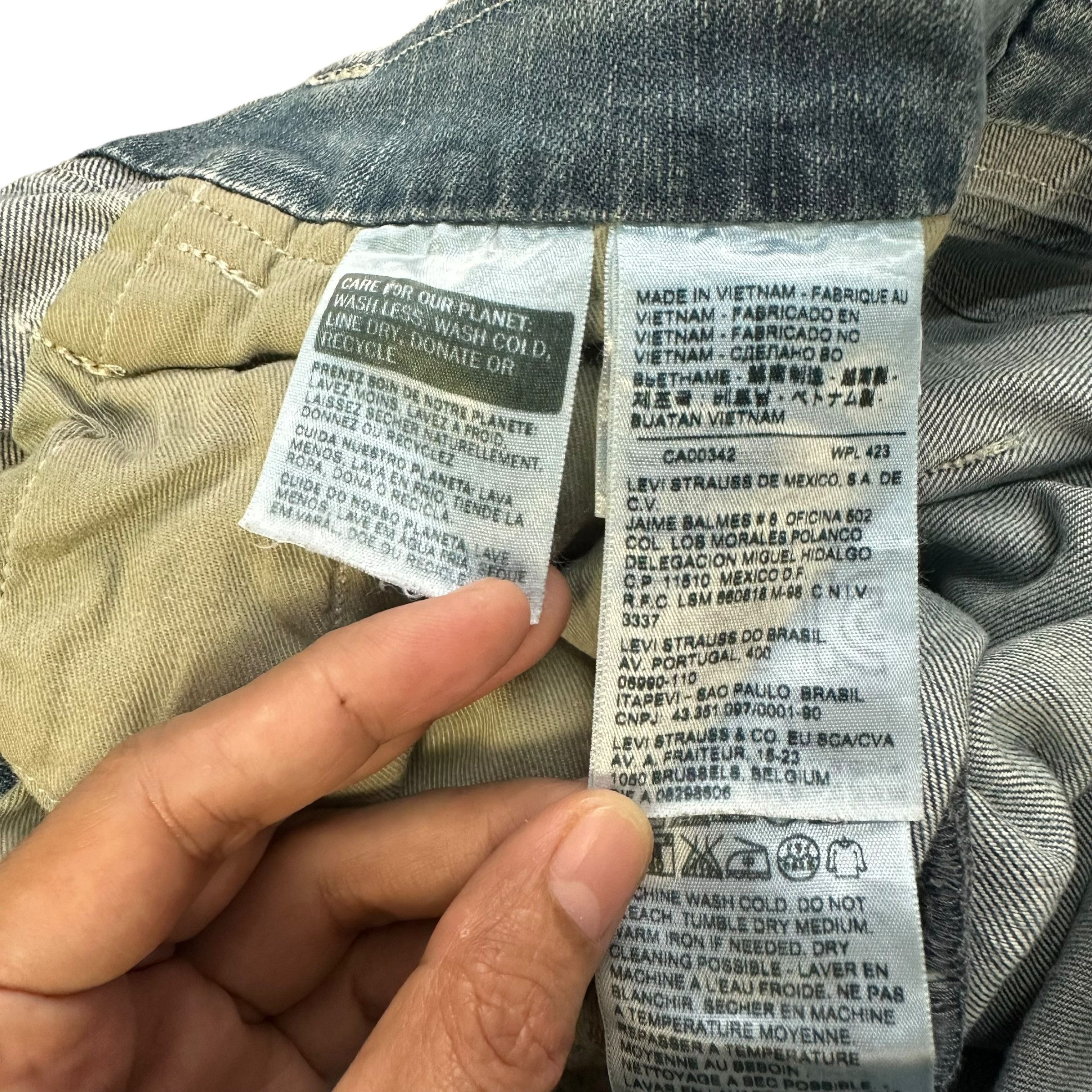 Levi's LEVIS BLACK TAB LIGHT WASH DENIM PANT #8864-032 Size US 30 / EU 46 - 9 Thumbnail