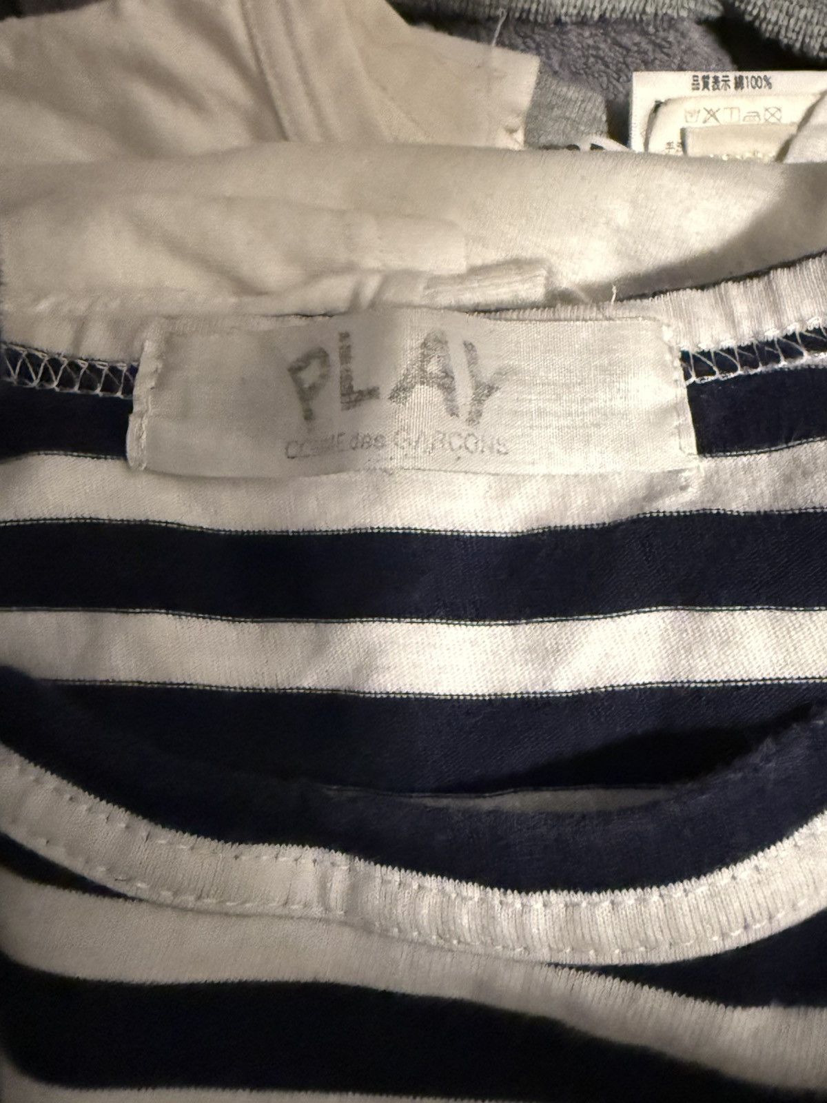 Comme des Garcons Striped comme des garcon long sleeve Size US S / EU 44-46 / 1 - 1 Thumbnail