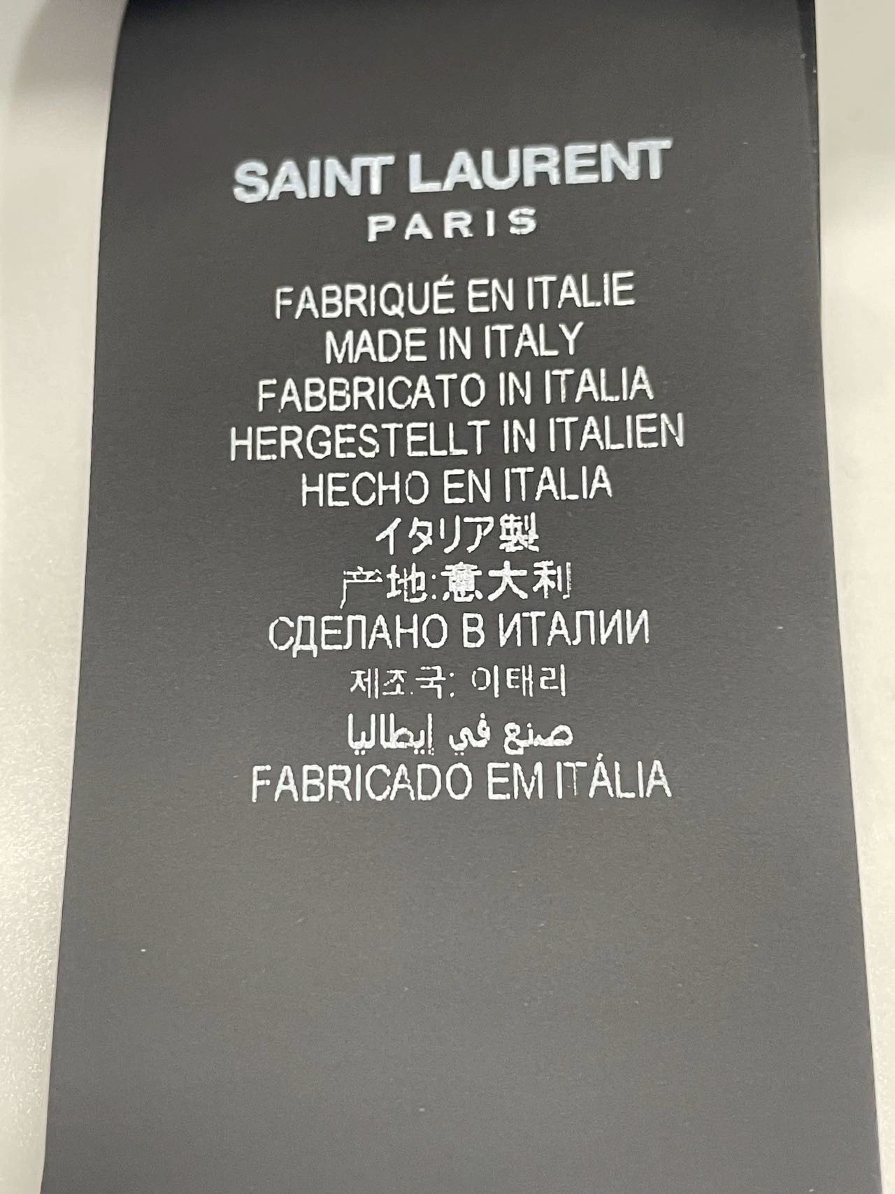 Saint Laurent Paris × Yves Saint Laurent SAINT LAURENT YSL Women's Navy Blue Natural Short-sleeved Size XS / US 0-2 / IT 36-38 - 8 Thumbnail