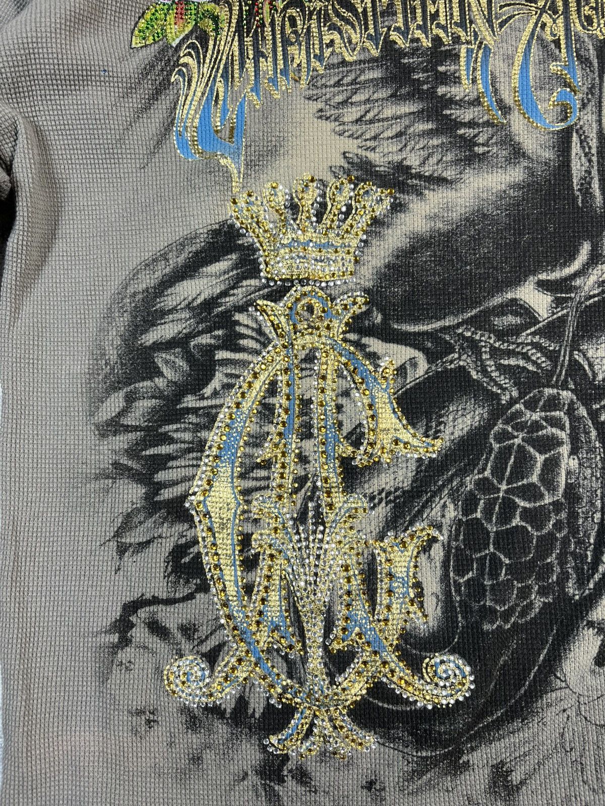 Christian Audigier Christian Audigier Skull Roses Graphic Long Sleeve L Size US L / EU 52-54 / 3 - 5 Thumbnail