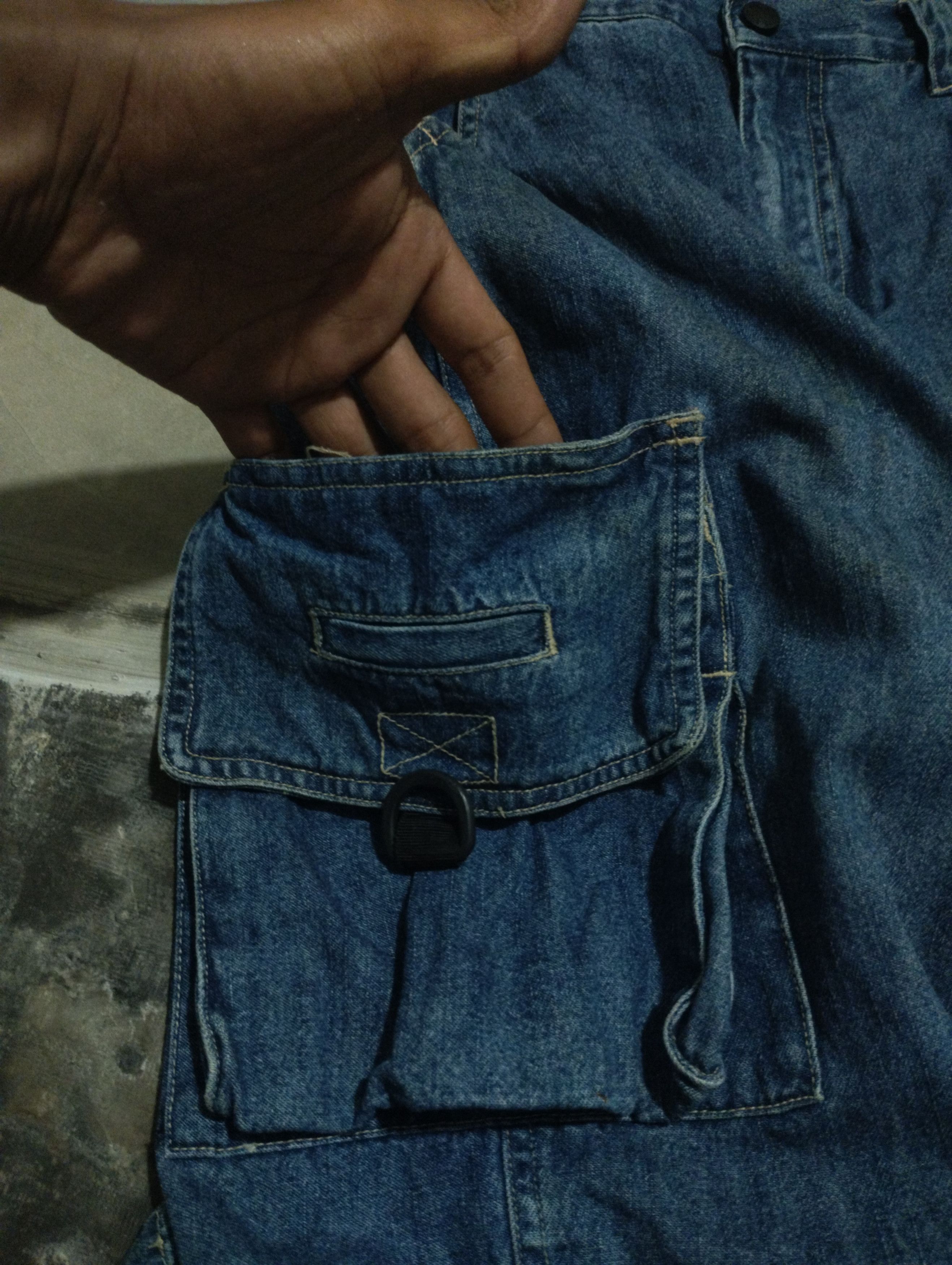 JNCO Lee Pipes Y2k Cargo Multipocket Jeans Size US 30 / EU 46 - 4 Thumbnail