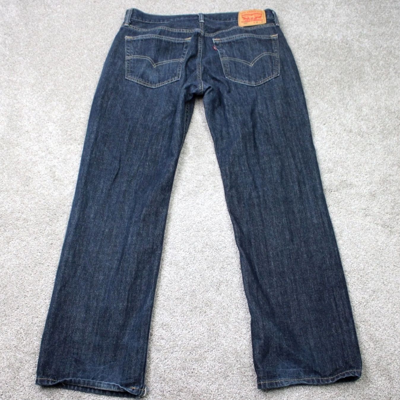 Levi's Levi's 559 Jeans Mens 36x32 Blue Relaxed Straight 5-Pocket Denim 100% Cotton Size US 36 / EU 52 - 6 Thumbnail