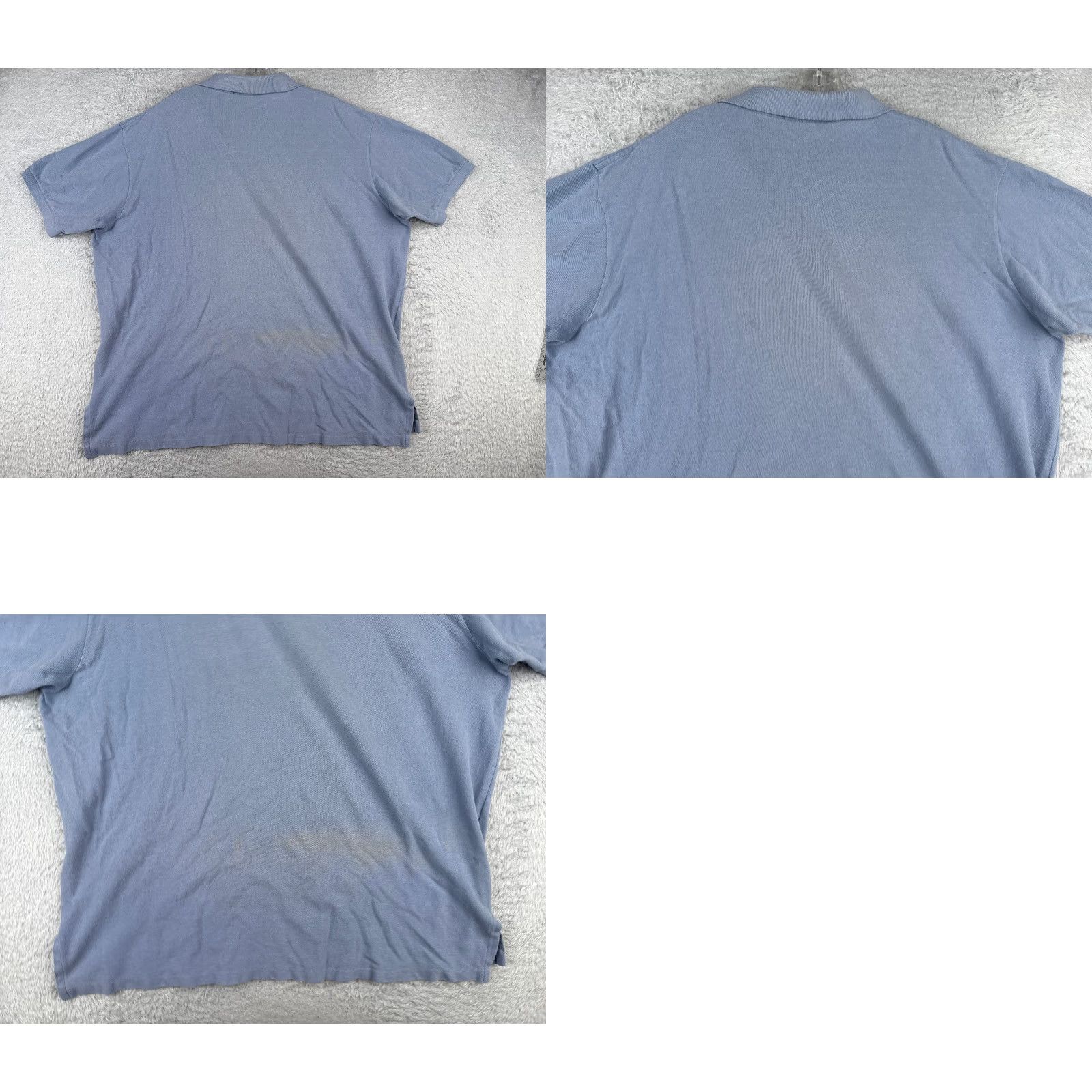 Ralph Lauren VINTAGE Ralph Lauren Polo Shirt Men 2XL Blue Short Sleeve 100% Cotton Slim Embroidered Logo Golf 80s Theme Mens Size US XXL / EU 58 / 5 - 9 Thumbnail