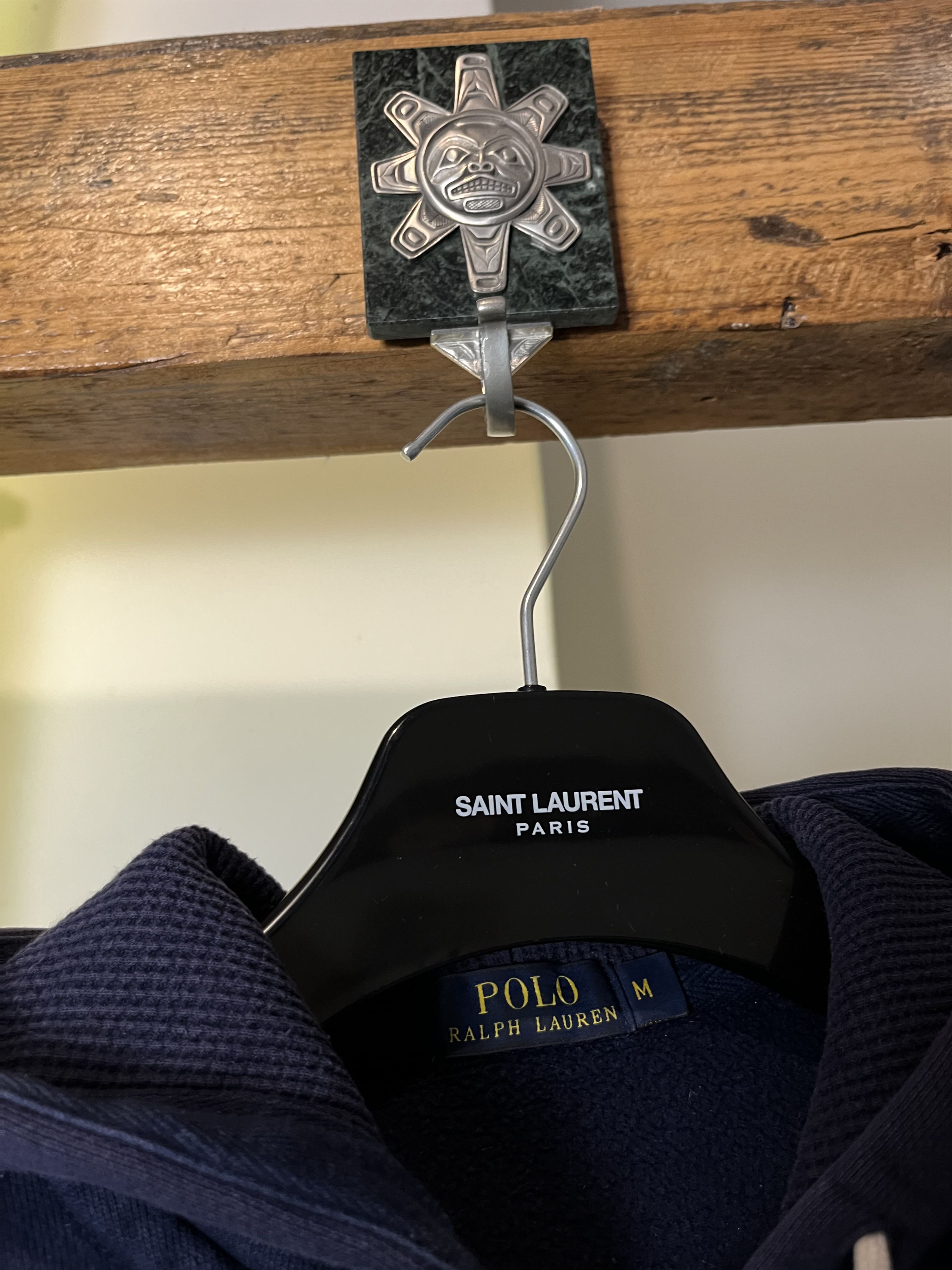 Polo Ralph Lauren × Ralph Lauren × Vintage Y2K Polo Ralph Lauren Navy Heavy Cotton Zip Hoodie Pony Logo Size US M / EU 48-50 / 2 - 4 Thumbnail