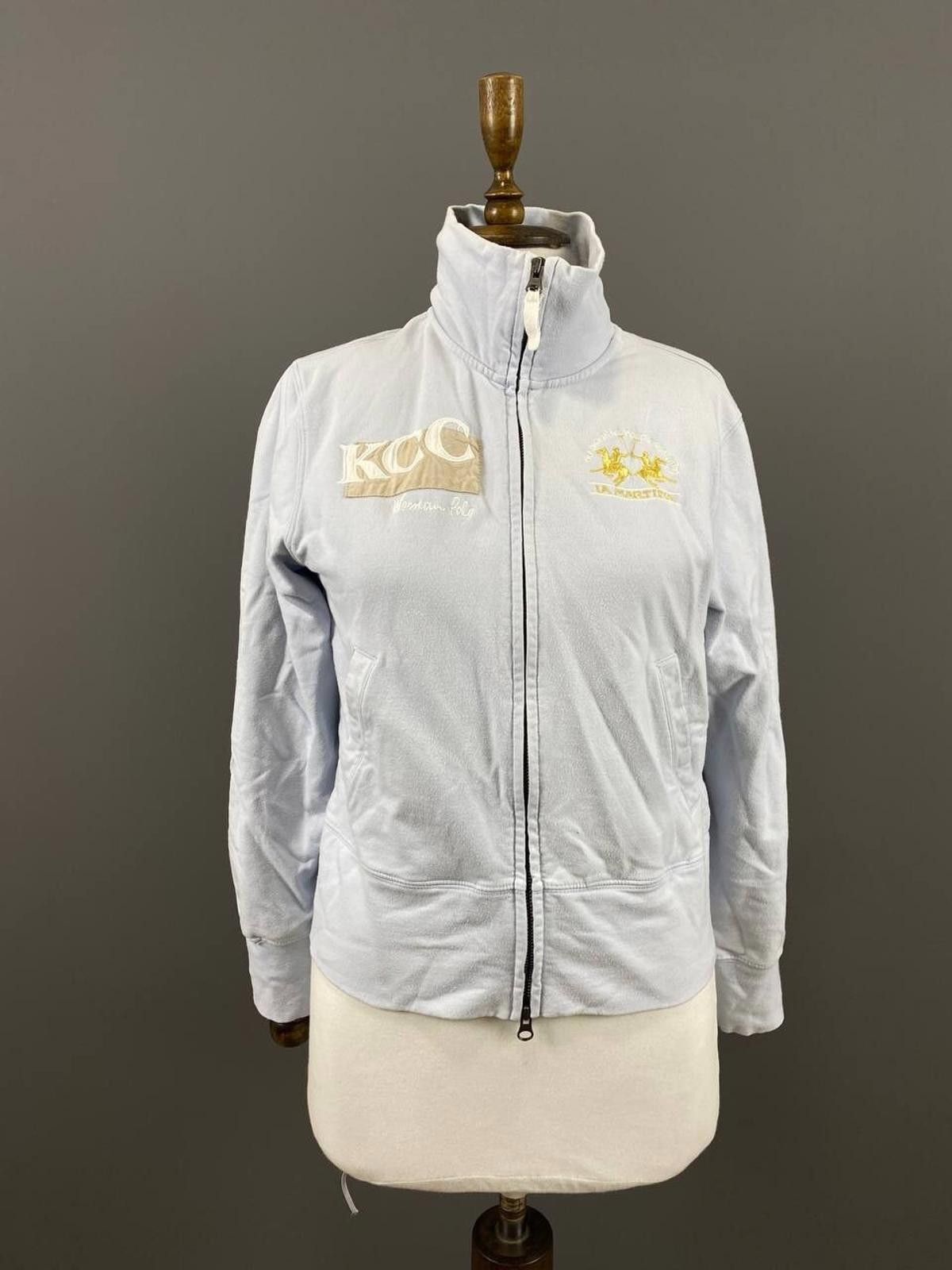La Martina La Martina Blue KCC Polo Full Zip Track Jacket Size XXL Size XXL / US 16-18 / IT 52-54 - 1 Thumbnail