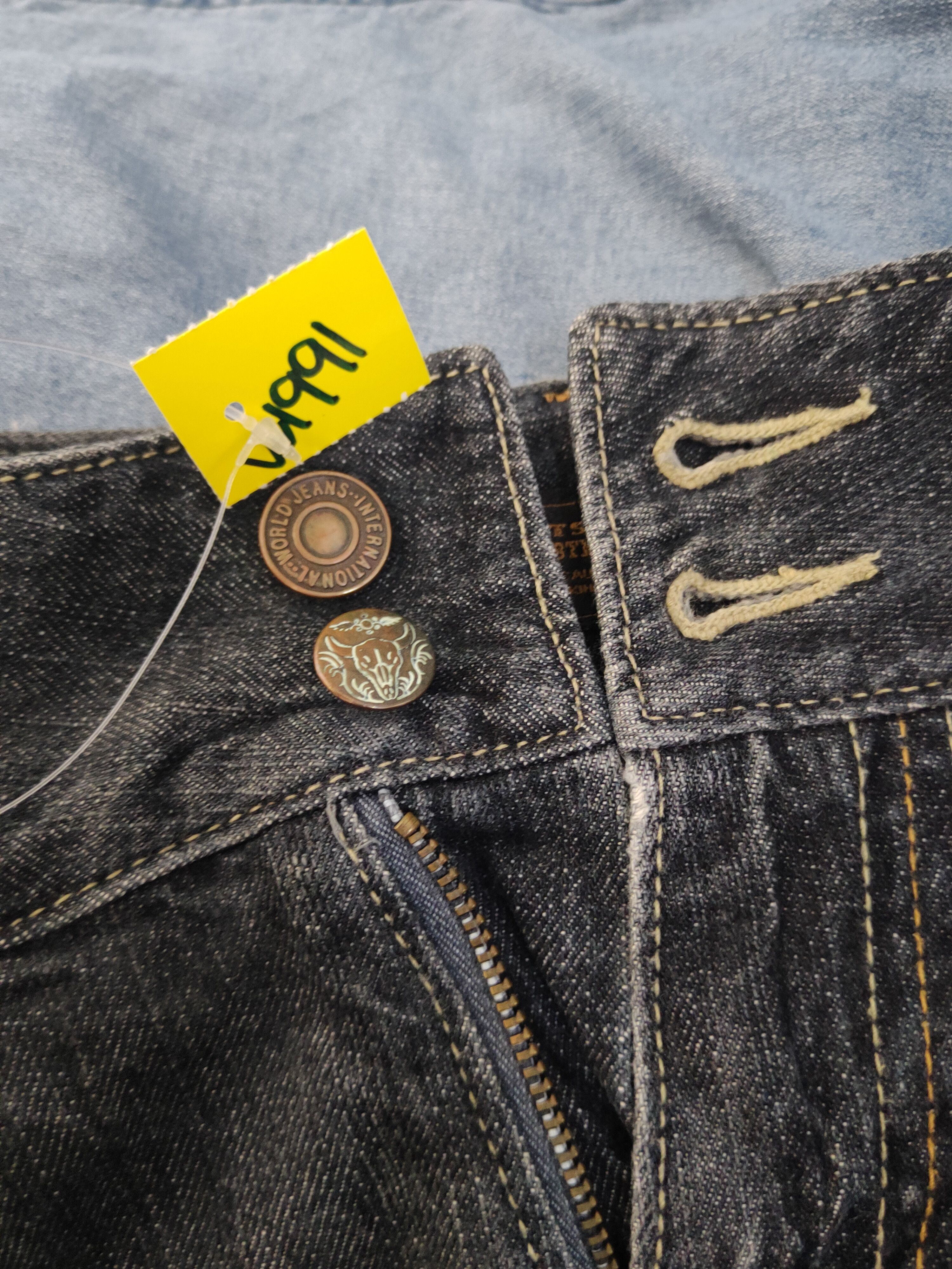 Japanese Brand Exit buckle back Distressed Ripped denim punk Jeans #W1991 Size 29" - 16 Thumbnail