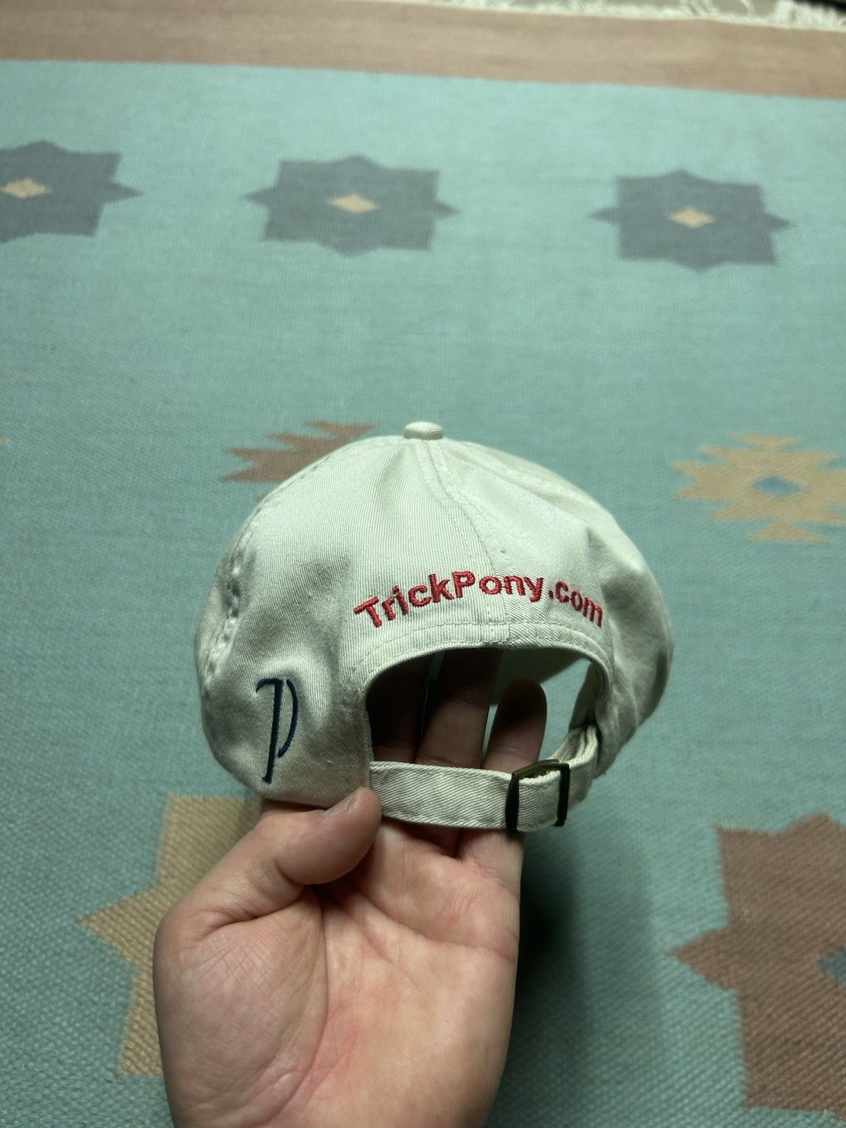 Vintage Vtg strapbac hat dad Trick Pony country music band Nashville Size ONE SIZE - 4 Thumbnail