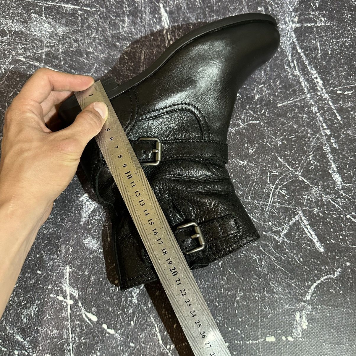 Prada PRADA Women’s Leather Black Biker Boots Size 39.5 Size US 9.5 / IT 39.5 - 15 Thumbnail