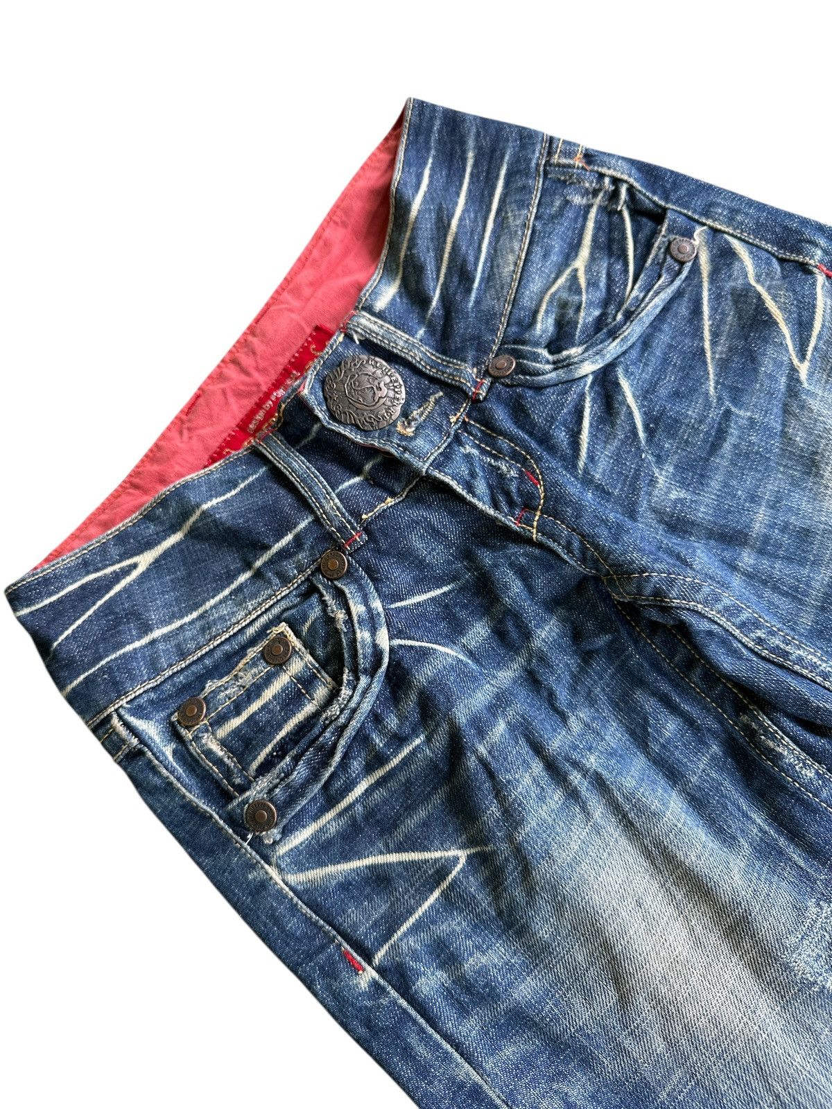 Japanese Brand Flare 💥🎌 RedPepper Bootcut BlueWashed 🎌💥 Size 28" / US 6 / IT 42 - 9 Thumbnail