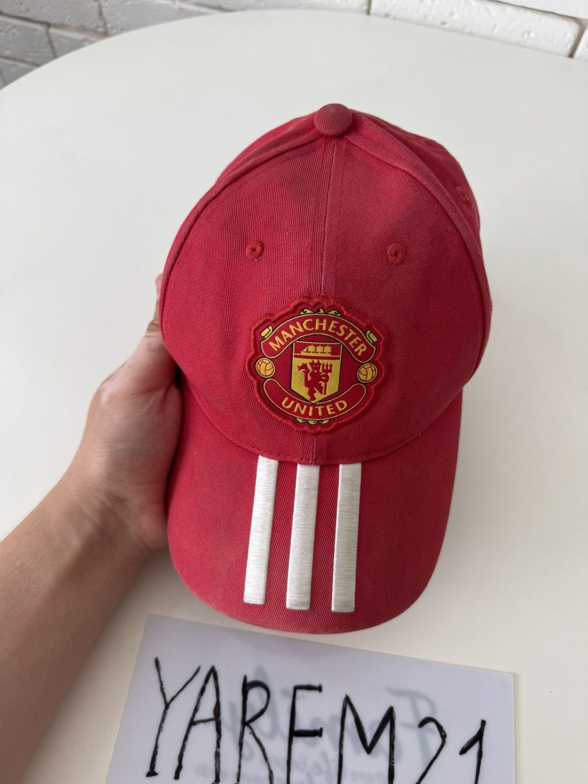 Adidas Manchester United adidas vintage cap hat Size ONE SIZE - 2 Thumbnail