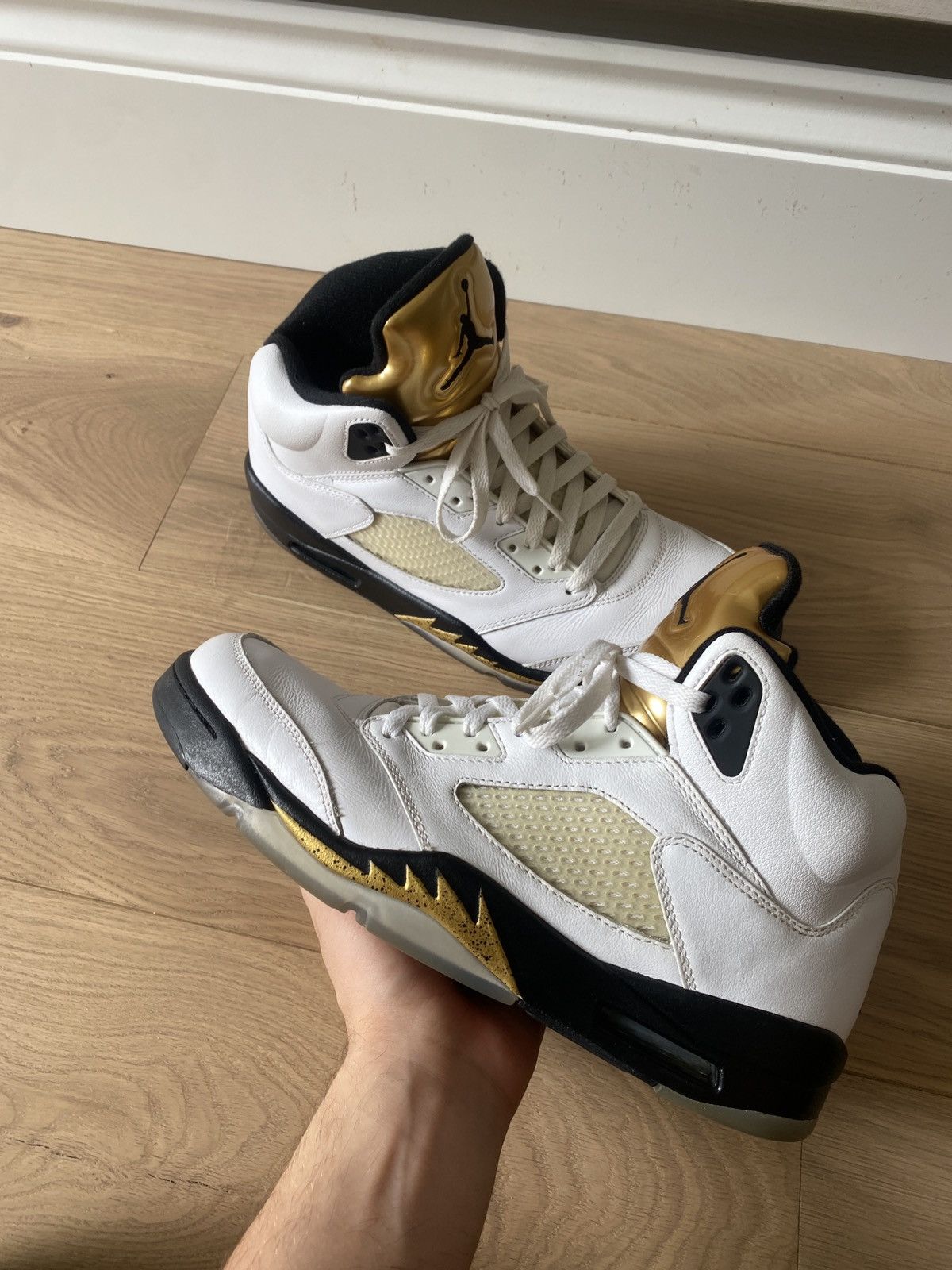 Jordan Brand Nike Air Jordan 5 Retro ‘Olympic’ (2016) Size US 10 / EU 43 - 2 Thumbnail