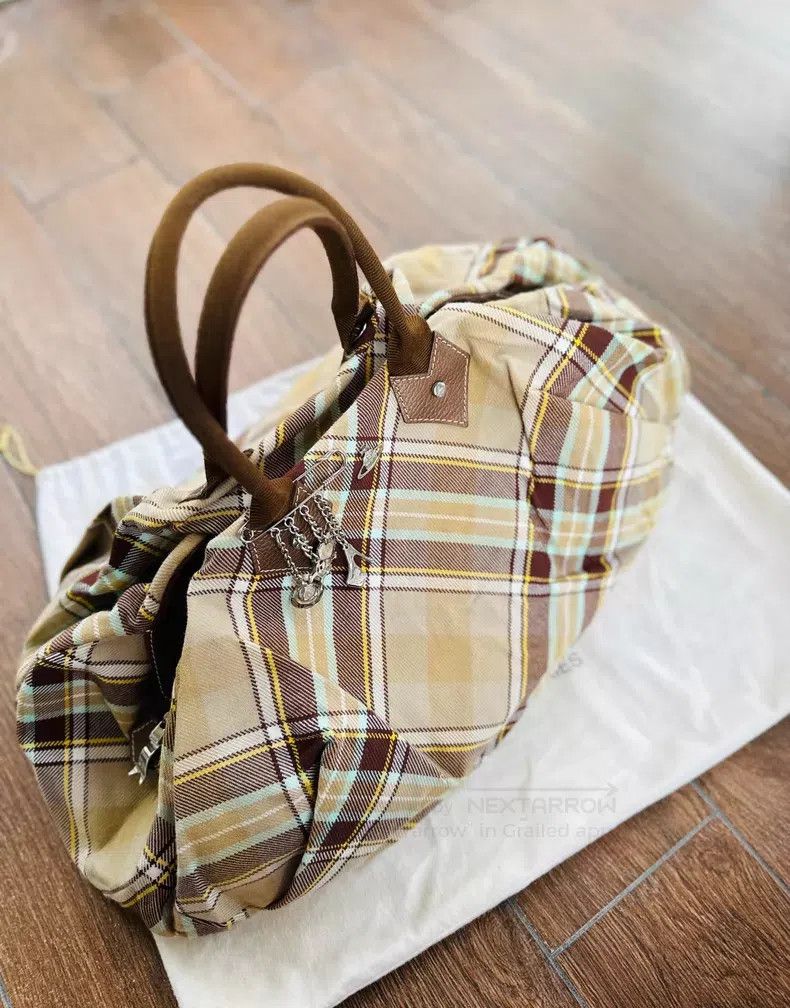 Vivienne Westwood Vivienne Westwood size os Classic Plaid Tote Bag Size ONE SIZE - 9 Thumbnail
