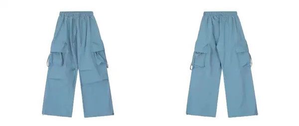 VIBE Vintage High Street Multi-Pocket Casual Trousers Size US 32 / EU 48 - 5 Thumbnail