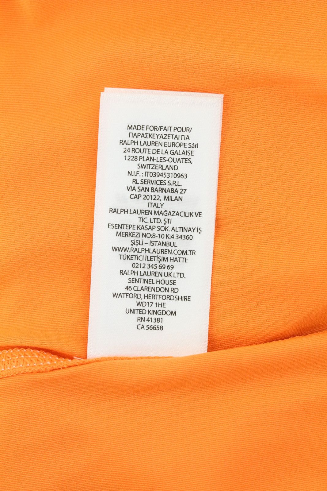 RLX Ralph Lauren GOLF M Orange Zip Sweatshirt 84690 Size M / US 6-8 / IT 42-44 - 11 Thumbnail