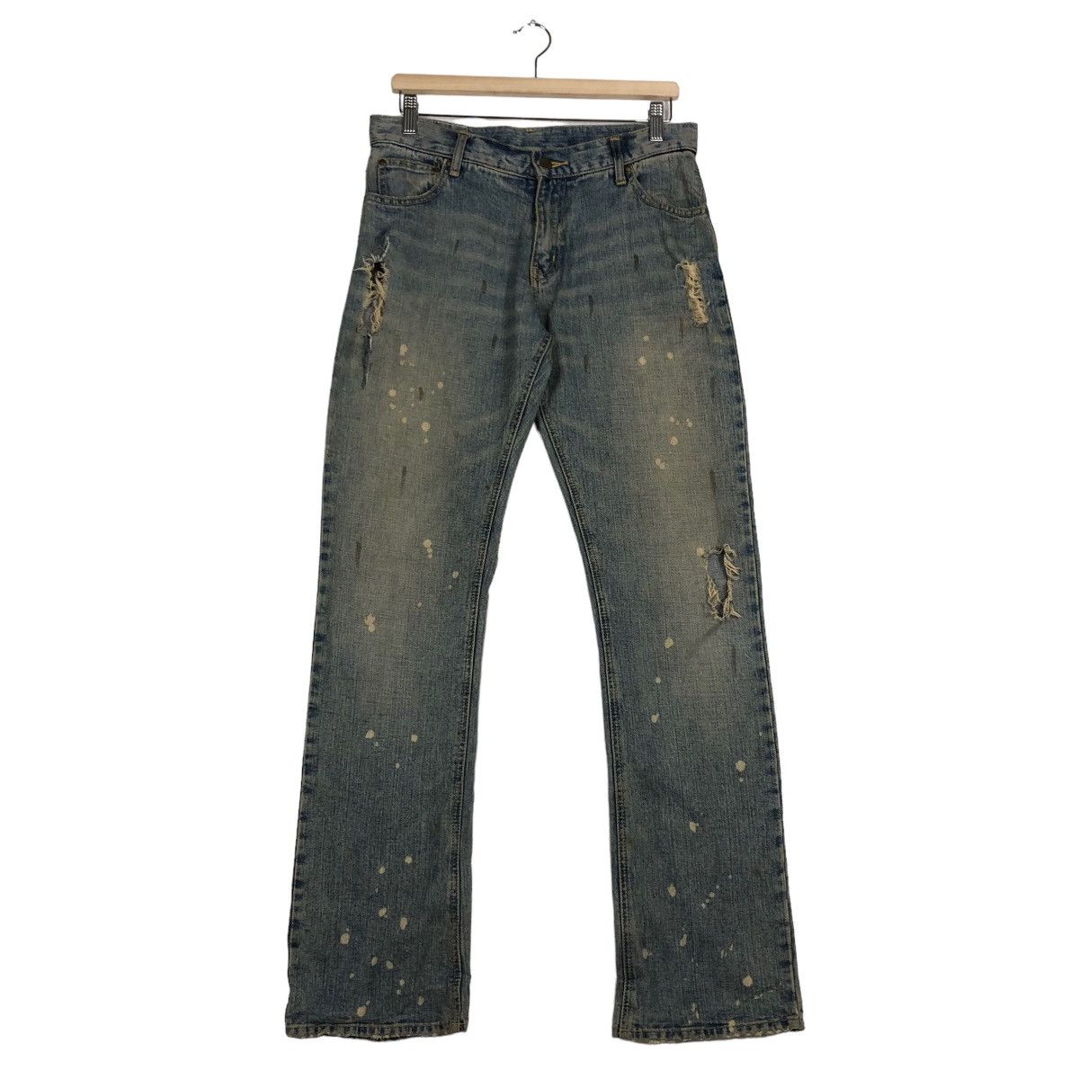 Japanese Brand 🔥90’s Vintage Distressed Denim Jeans Men’s Melrose Japan Size US 32 / EU 48 - 2 Thumbnail