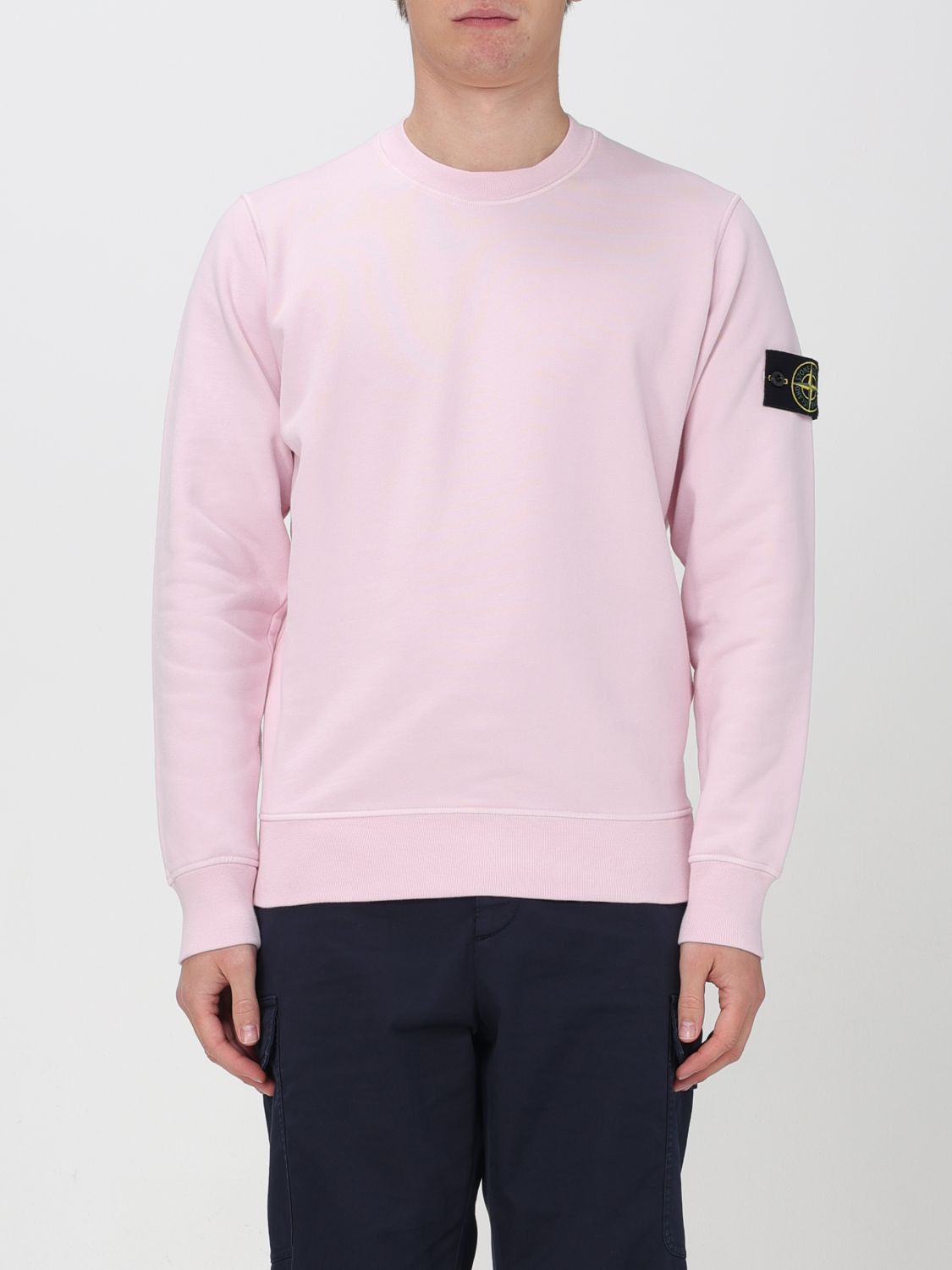 Image of Stone Island Sweatshirt Men Pink (Size XL)