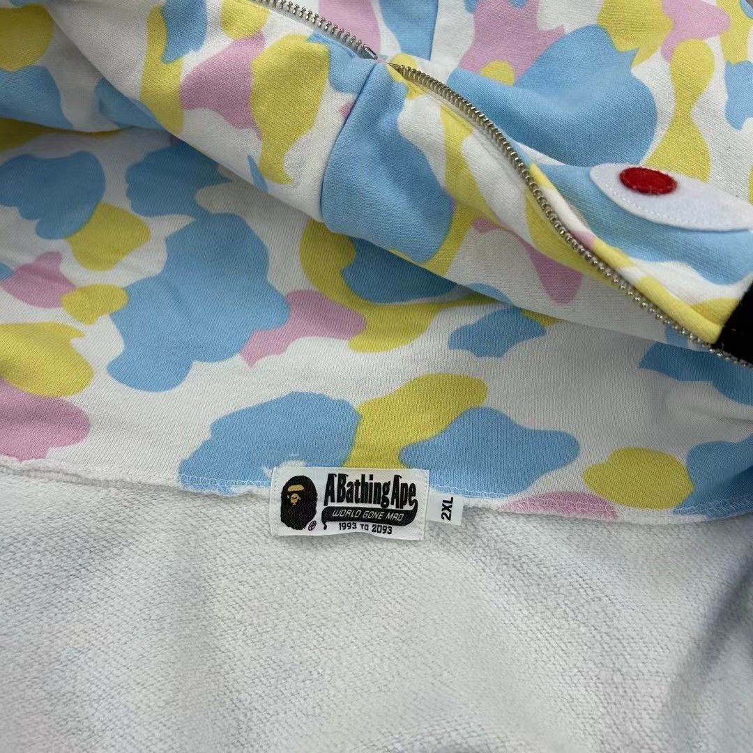 Bape LIMITED SHARK FULL ZIP HOODIE Size US XXL / EU 58 / 5 - 5 Thumbnail