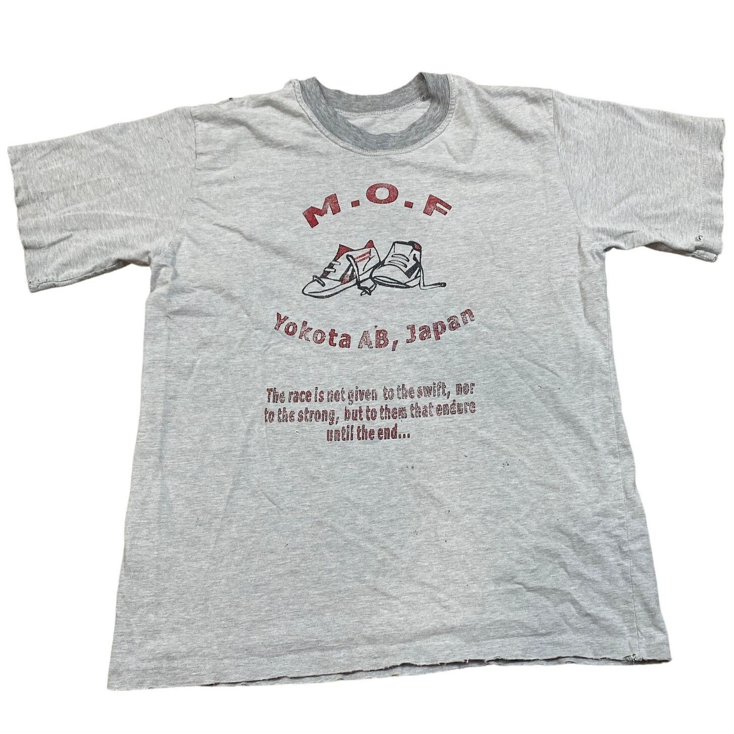 Vintage VTG Men of Faith Youth Olympics Yokoto AB Japan Shirt Large Size US L / EU 52-54 / 3 - 1 Thumbnail