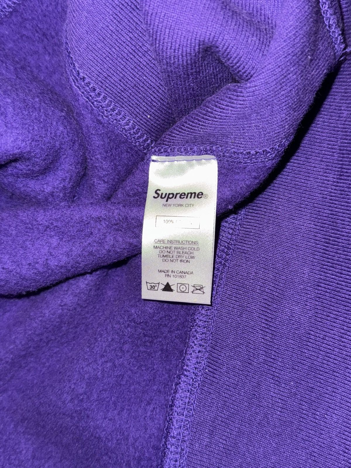 Supreme SS20 Supreme Motion Logo Hooded Sweatshirt Purple Size US XL / EU 56 / 4 - 8 Thumbnail
