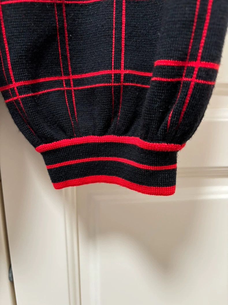 Gucci Gucci Size XS Horse buckle series plaid wool trousers 2503- Size 29" - 4 Thumbnail