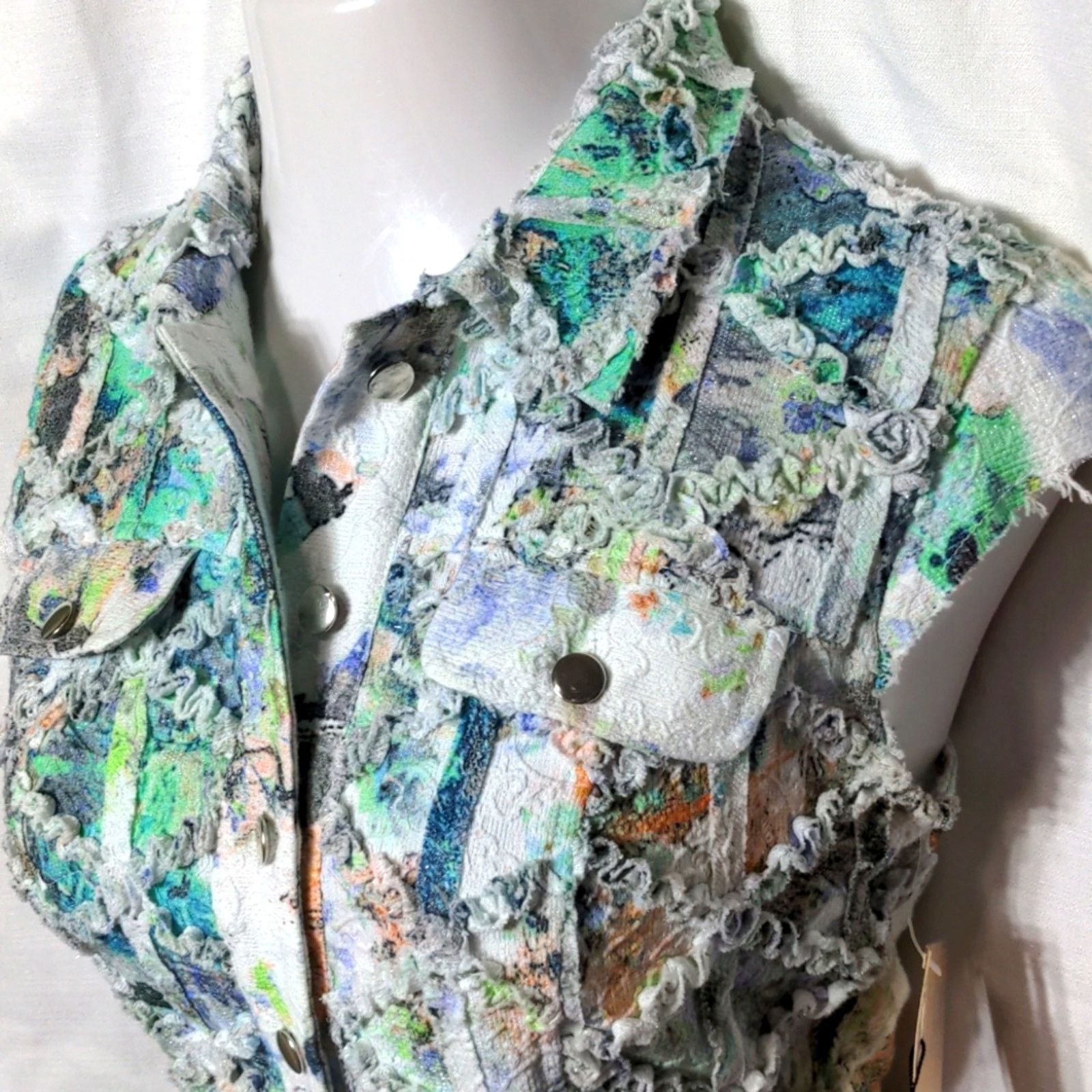 Other ALBERTO MAKALI Watercolor Sleeveless Vest Size 6 Size M / US 6-8 / IT 42-44 - 3 Thumbnail